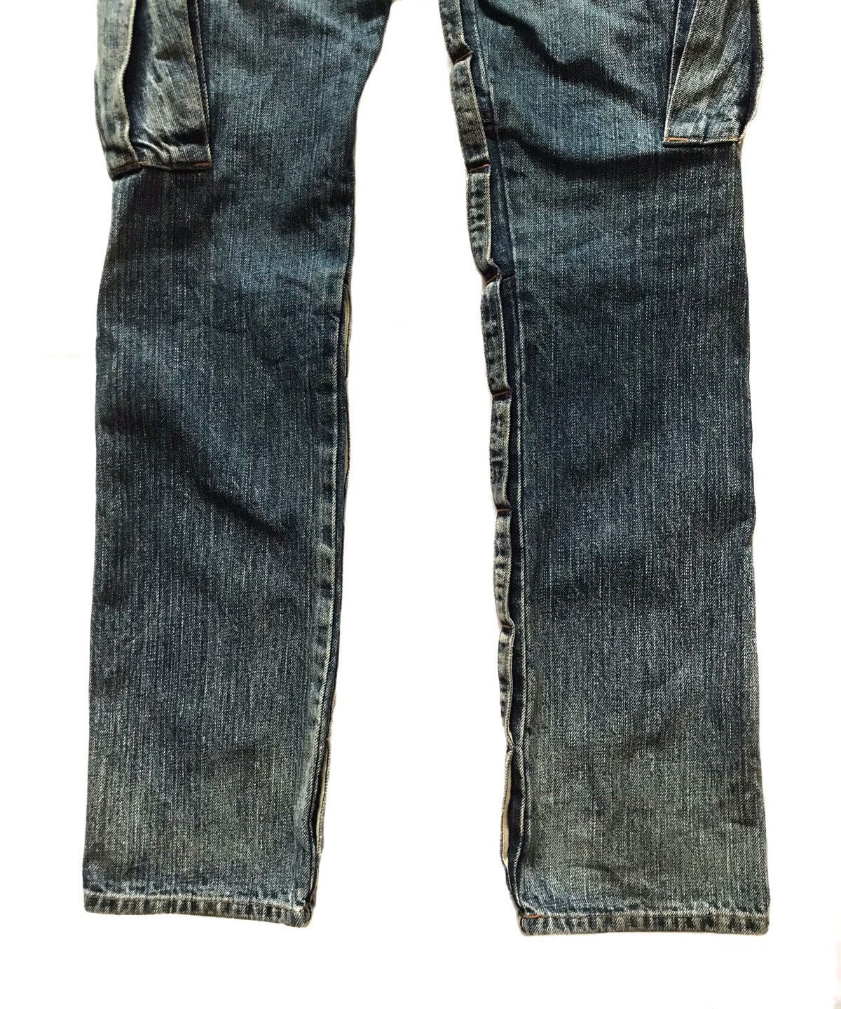 20471120 × Beauty Beast × Hysteric Glamour RNA SLIM FIT CARGO ZIPPER JEANS Size US 29 - 4 Thumbnail