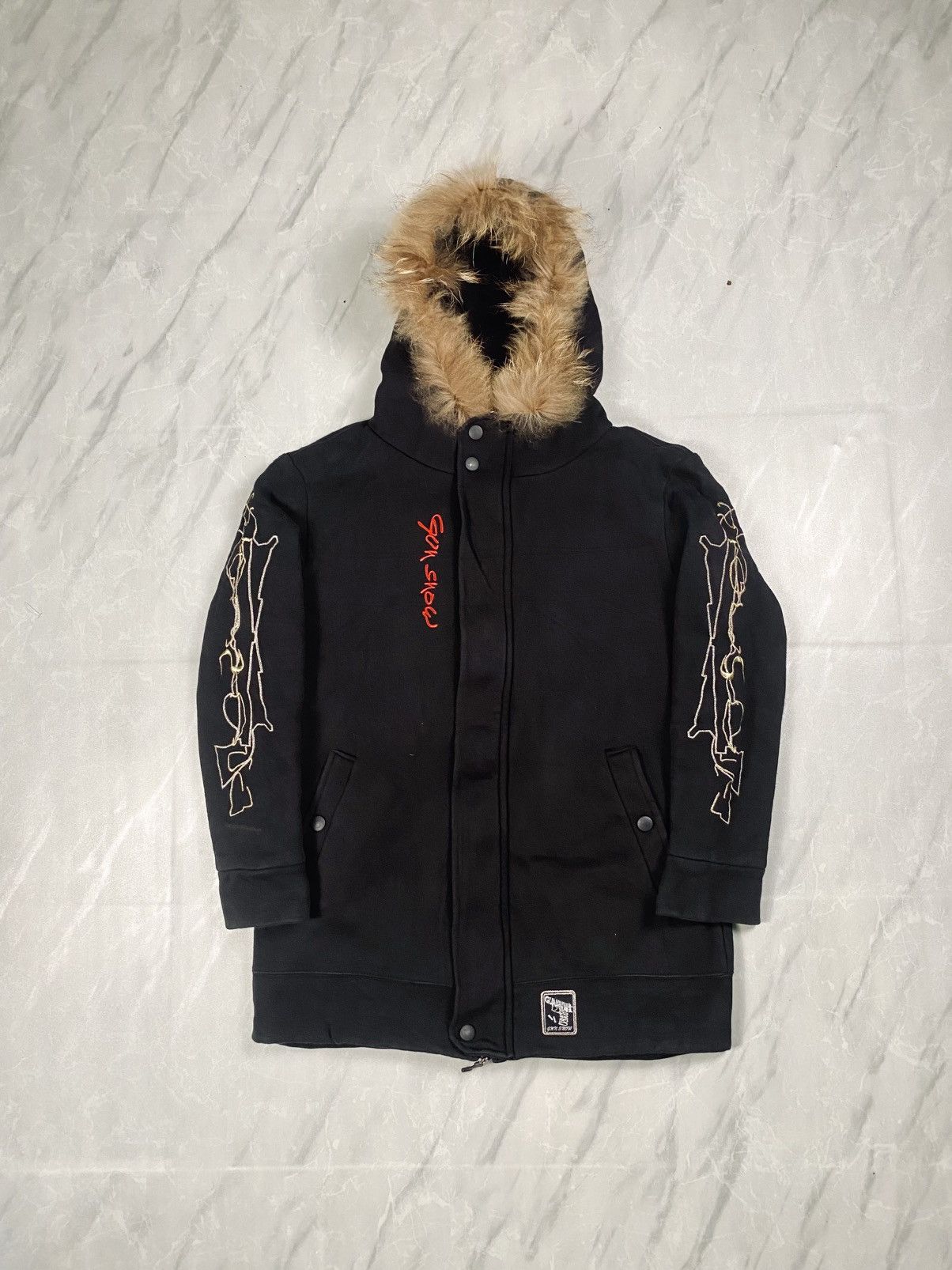 If Six Was Nine Rare Gun Snowboards if6was9 LGB Style Fur Hooded Jacket Size US M / EU 48-50 / 2 - 1 Thumbnail