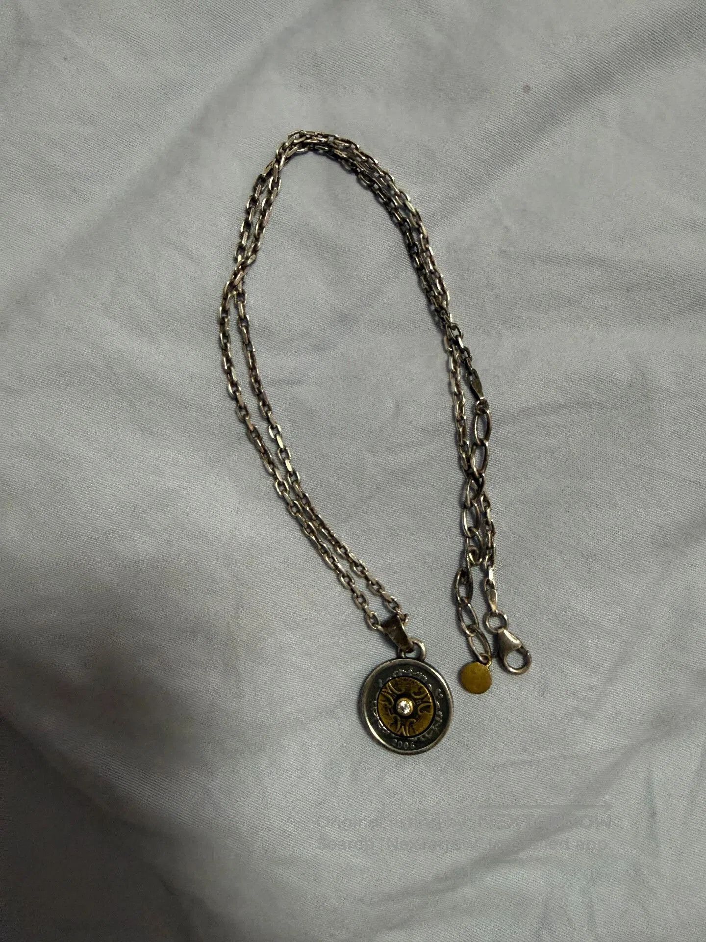 Aquascutum AQUA SILVER 925 Silver Chain Necklace. Size ONE SIZE - 1 Thumbnail