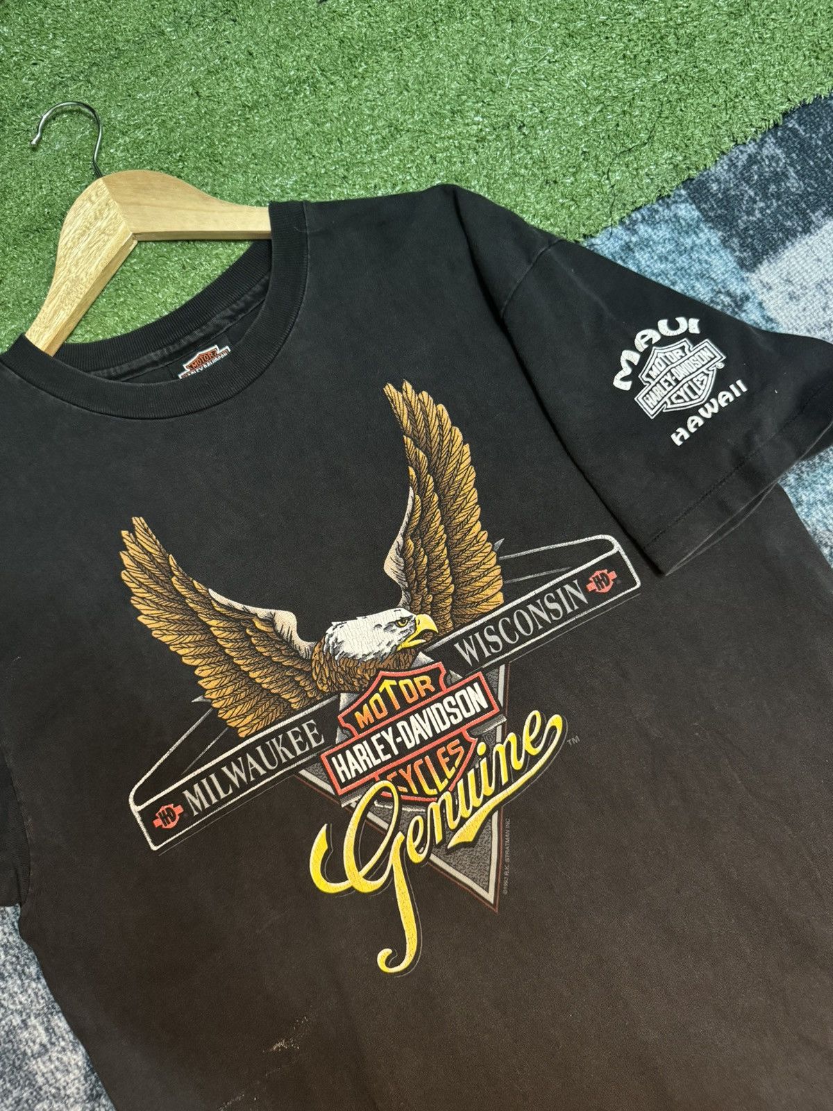 Harley Davidson × Vintage Vintage 1993 Harley Davidson Hawaii 1993 Size US L / EU 52-54 / 3 - 2 Thumbnail