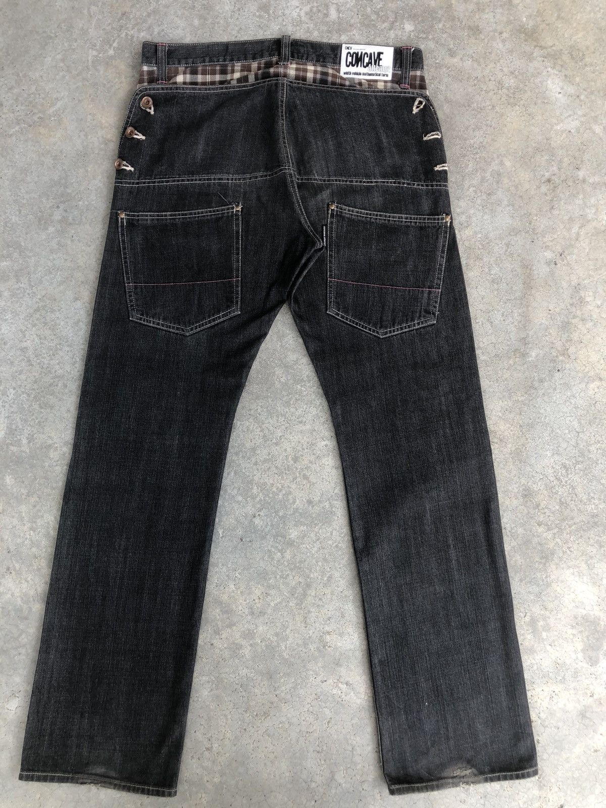 Japanese Brand Japanese Concave Attempt Distressed Jeans Size US 33 - 3 Thumbnail