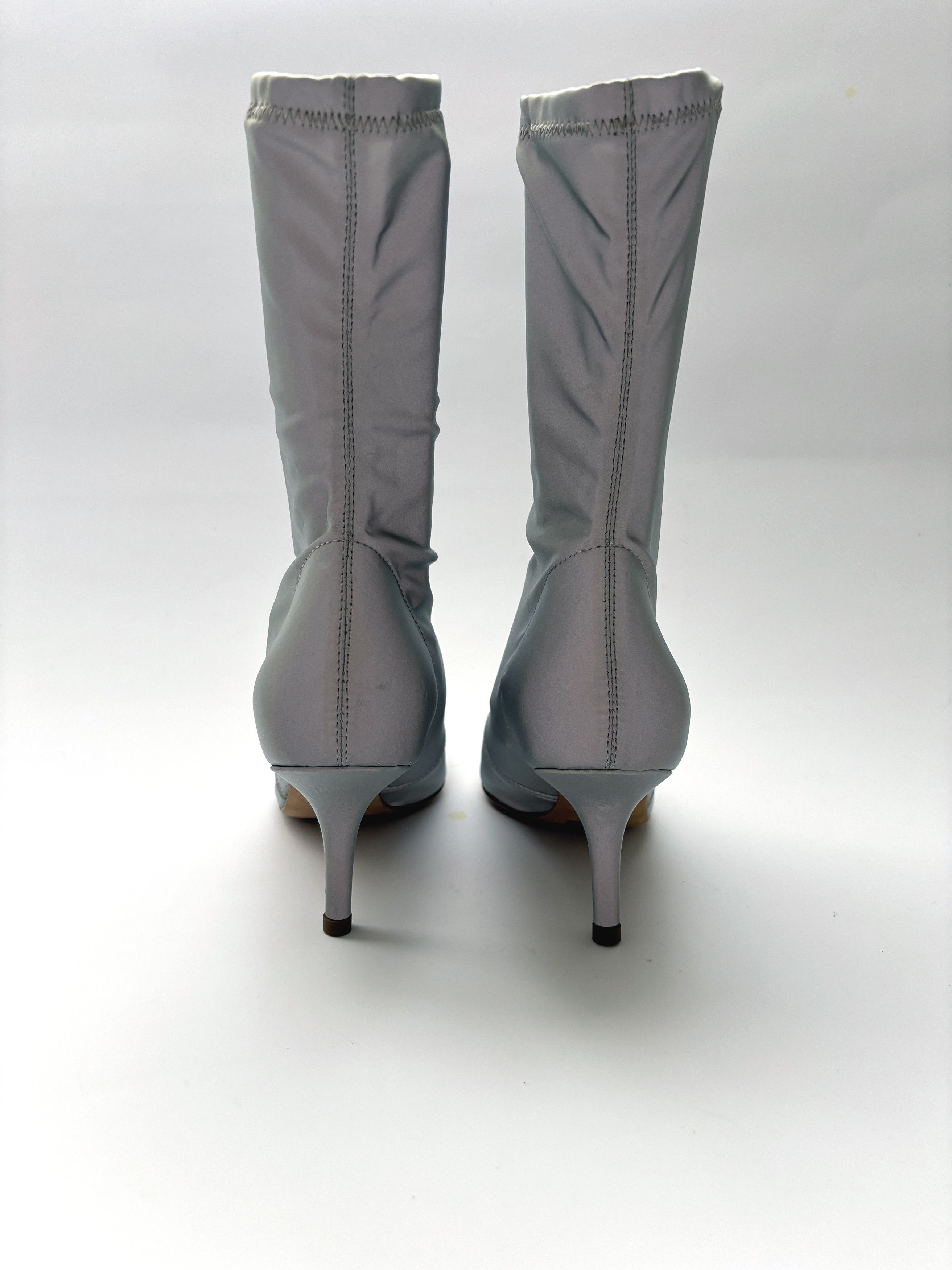 Yeezy ⚡️QUICK SALE⚡️Yeezy Season 7 Grey Ankle Sock Boots Size US 4 / IT 34 - 5 Thumbnail