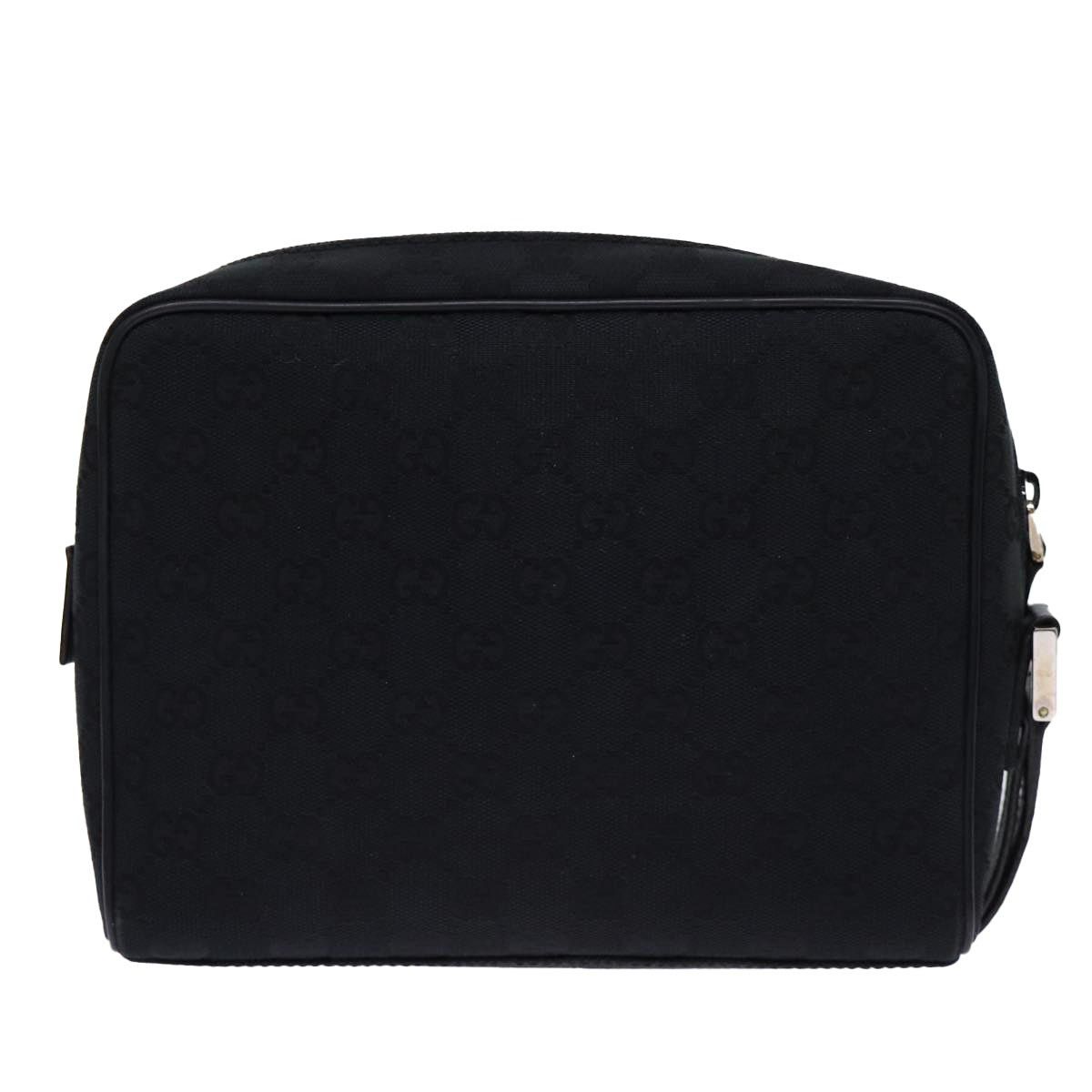 Gucci GUCCI GG Canvas Clutch Bag Black 018 018 Size ONE SIZE - 2 Thumbnail