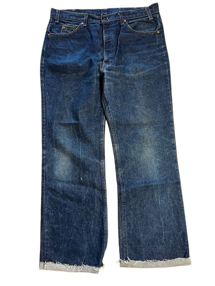 Levi's Vintage Clothing 1970's-1980's Levi's 20517-0217 Boot Cut Orange Tab Jeans Size US 38 / EU 54 - 1 Thumbnail