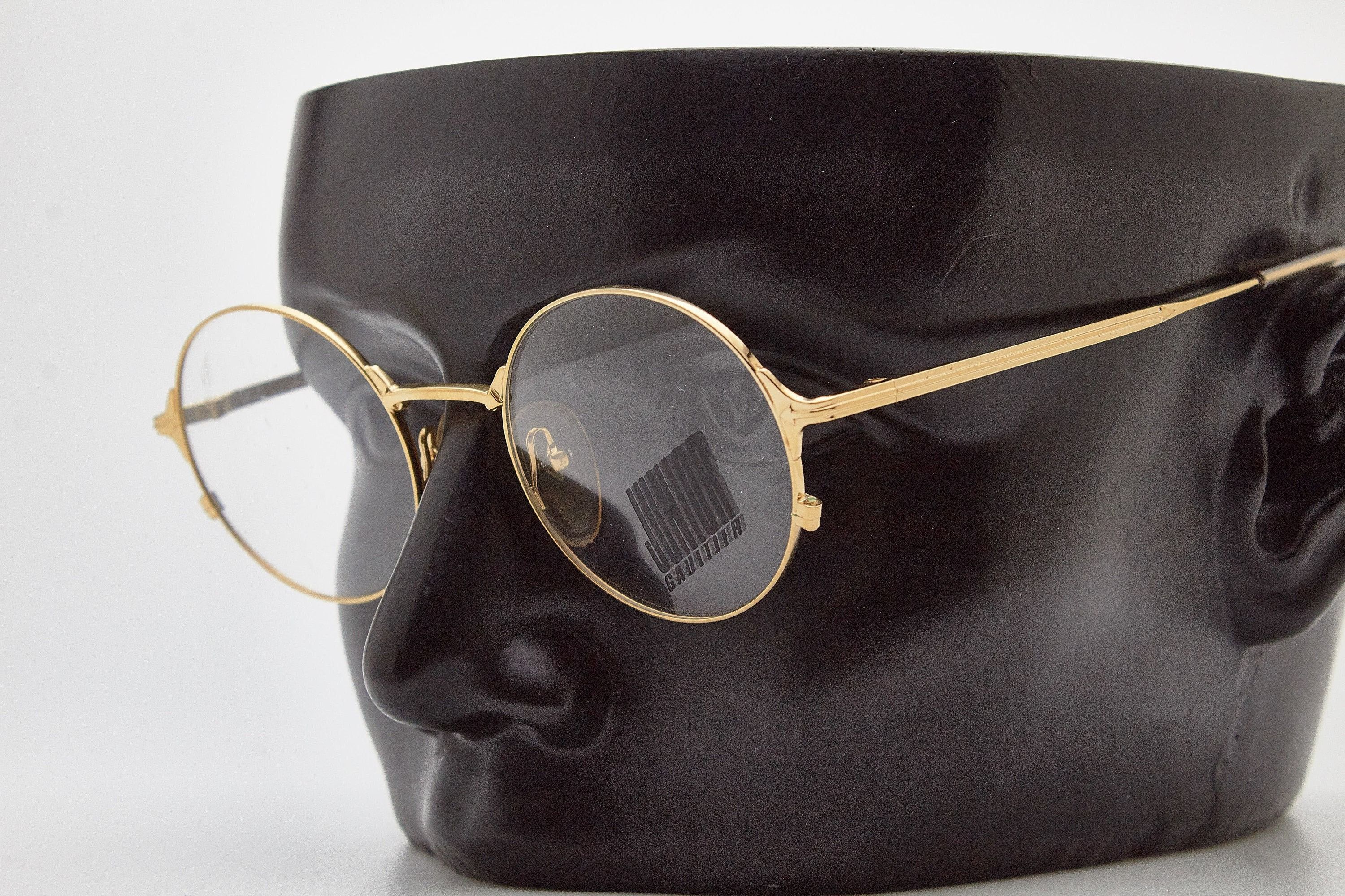 Jean Paul Gaultier Steampunk Goggles · Jean Paul Gaultier JPG 1990s Round Gold Size ONE SIZE - 3 Thumbnail