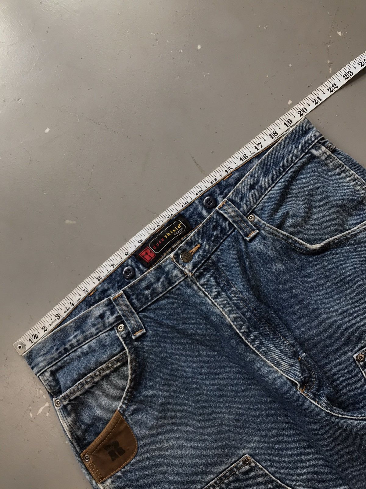 JNCO × Southpole × Vintage Vintage wrangler wrigs denim double knee denim Size US 40 / EU 56 - 6 Thumbnail