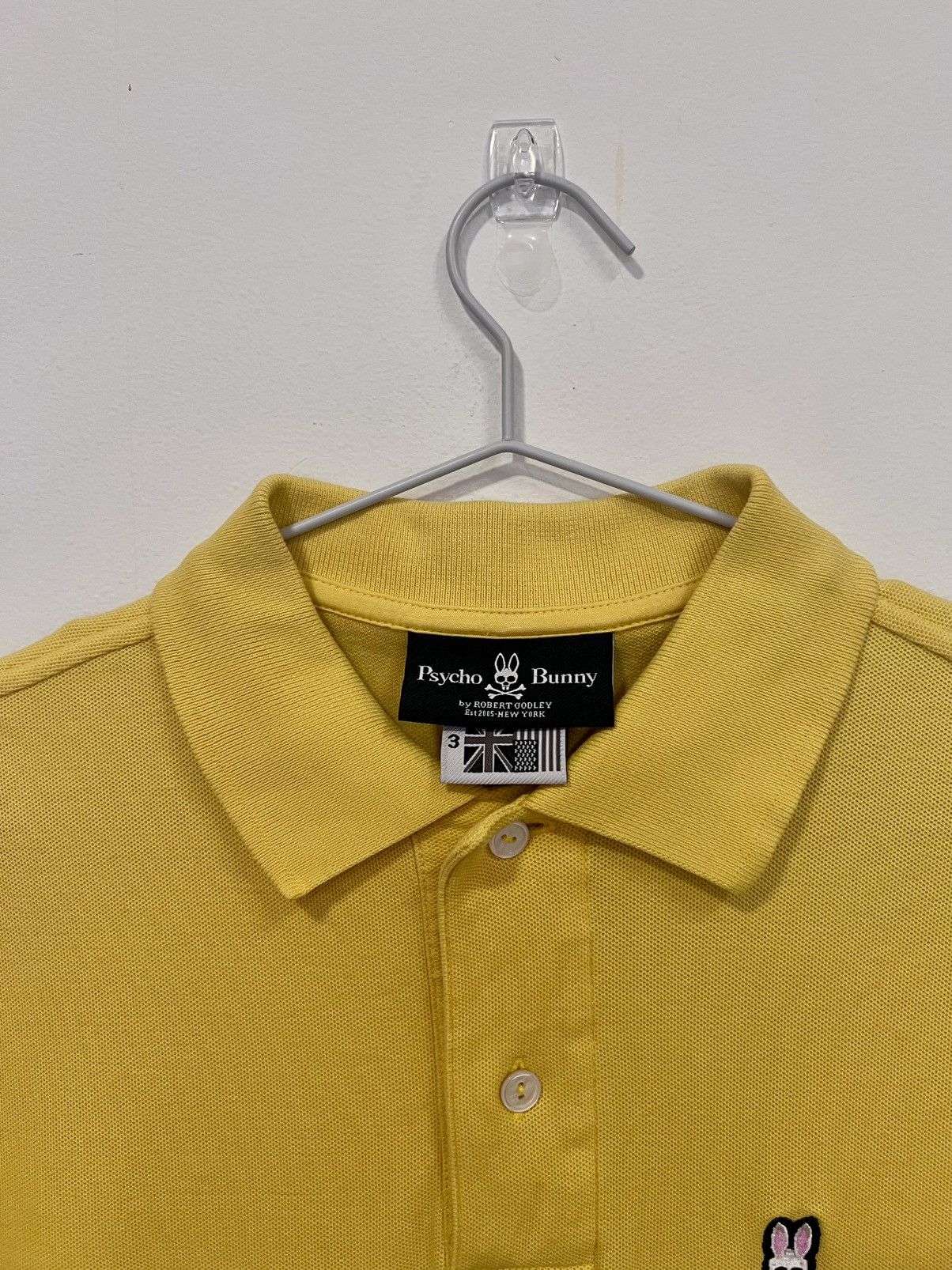 Psycho Bunny Psycho Bunny Mustard Yellow Polo Shirt – Size 3 (M) Size US M / EU 48-50 / 2 - 5 Thumbnail