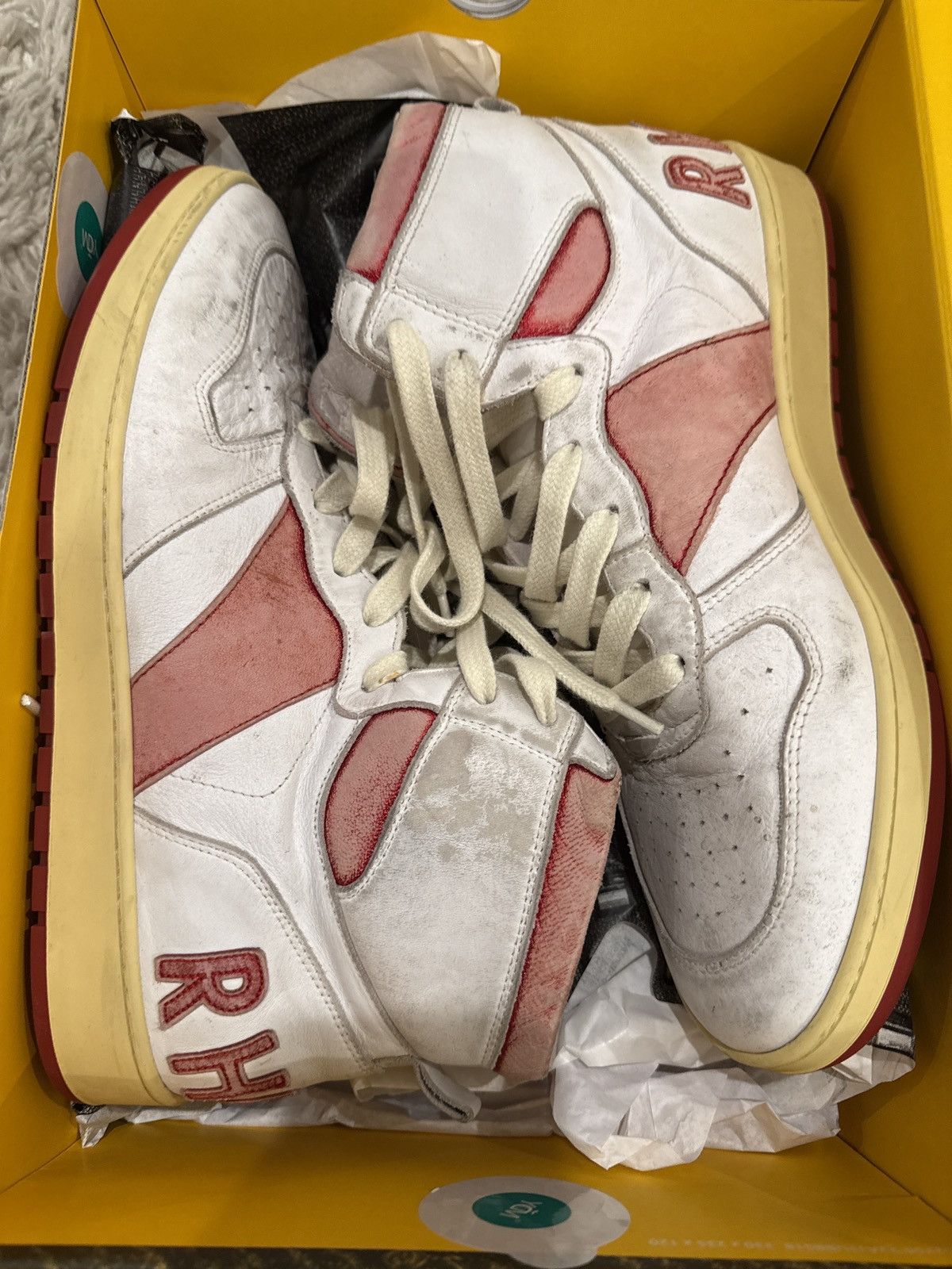Rhude Rhude Rhecess red sz 10 Size US 10 / EU 43 - 6 Thumbnail