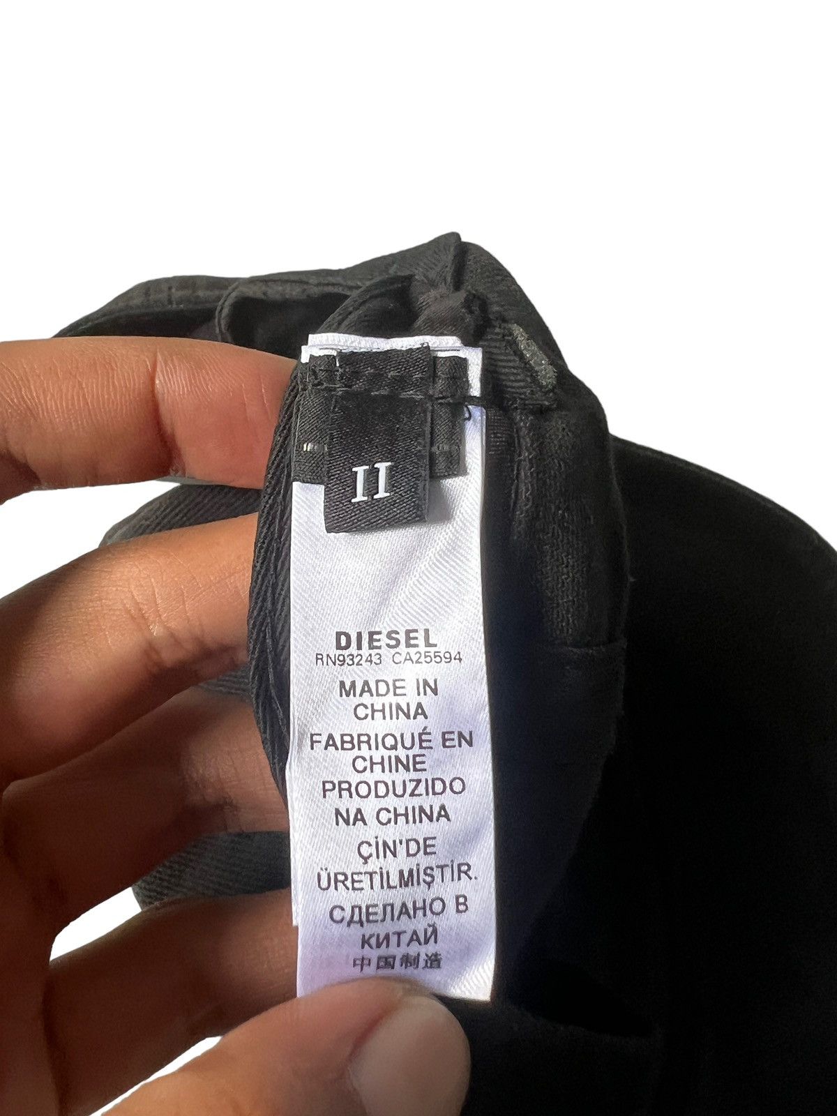 Diesel × Vintage Y2K Diesel Distressed Dad Hat Size ONE SIZE - 10 Thumbnail