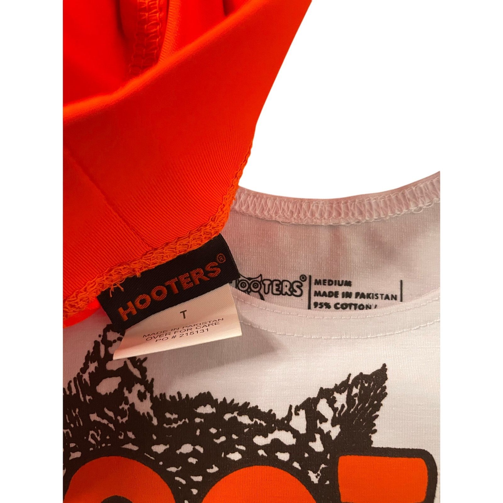 Other New Hooters Uniform Tank Shorts Pouch Tag Socks hose Medium Size M / US 6-8 / IT 42-44 - 5 Thumbnail