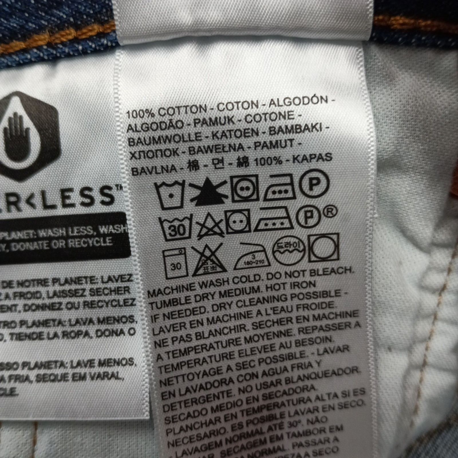 Levi's Levi's 501 Original Jeans Men's 35x34 Blue Regular Straight Size US 35 - 6 Thumbnail