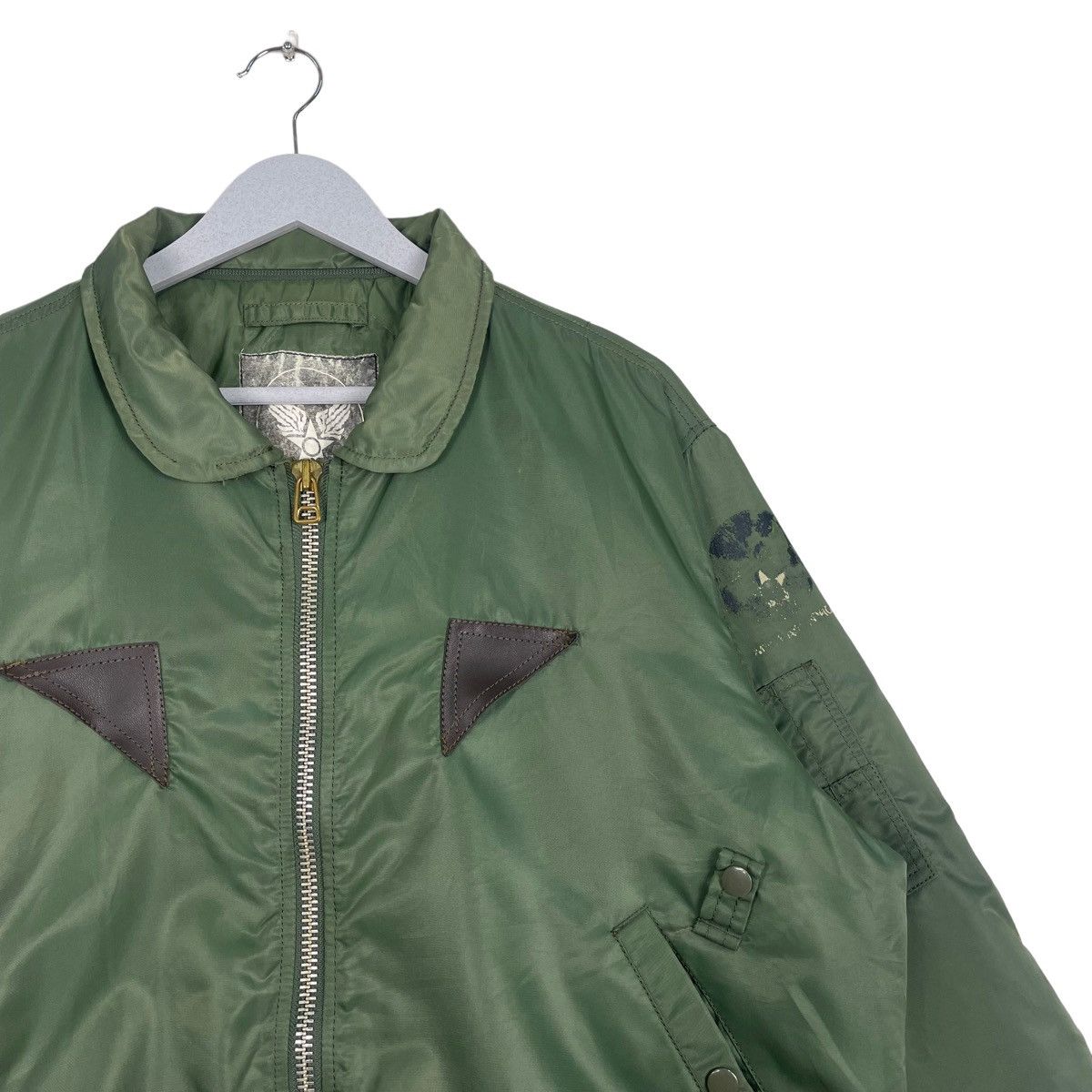 Other 💥90s ARMY PARACHUTE AIR FORCE RIOT BOMBER JACKET Size US L / EU 52-54 / 3 - 7 Thumbnail