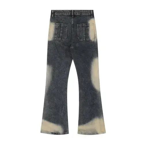 Jean #25 Patchwork Jeans Washed Vintage Distressed Size US 31 - 2 Thumbnail