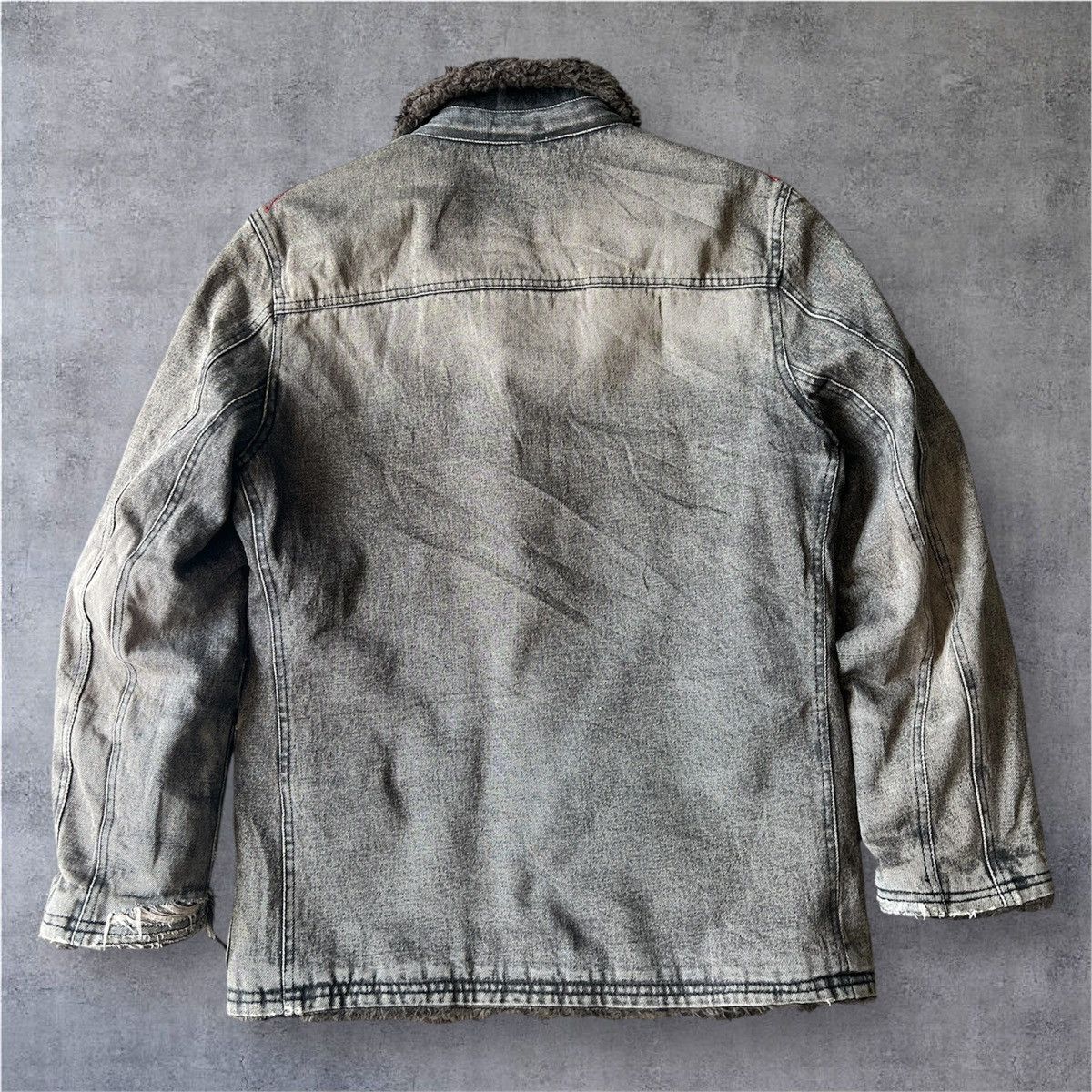 If Six Was Nine × Japanese Brand × PPFM VINTAGE PPFM SHERPA QUILTED LINED BUTTON UP JACKET Size US M / EU 48-50 / 2 - 3 Thumbnail