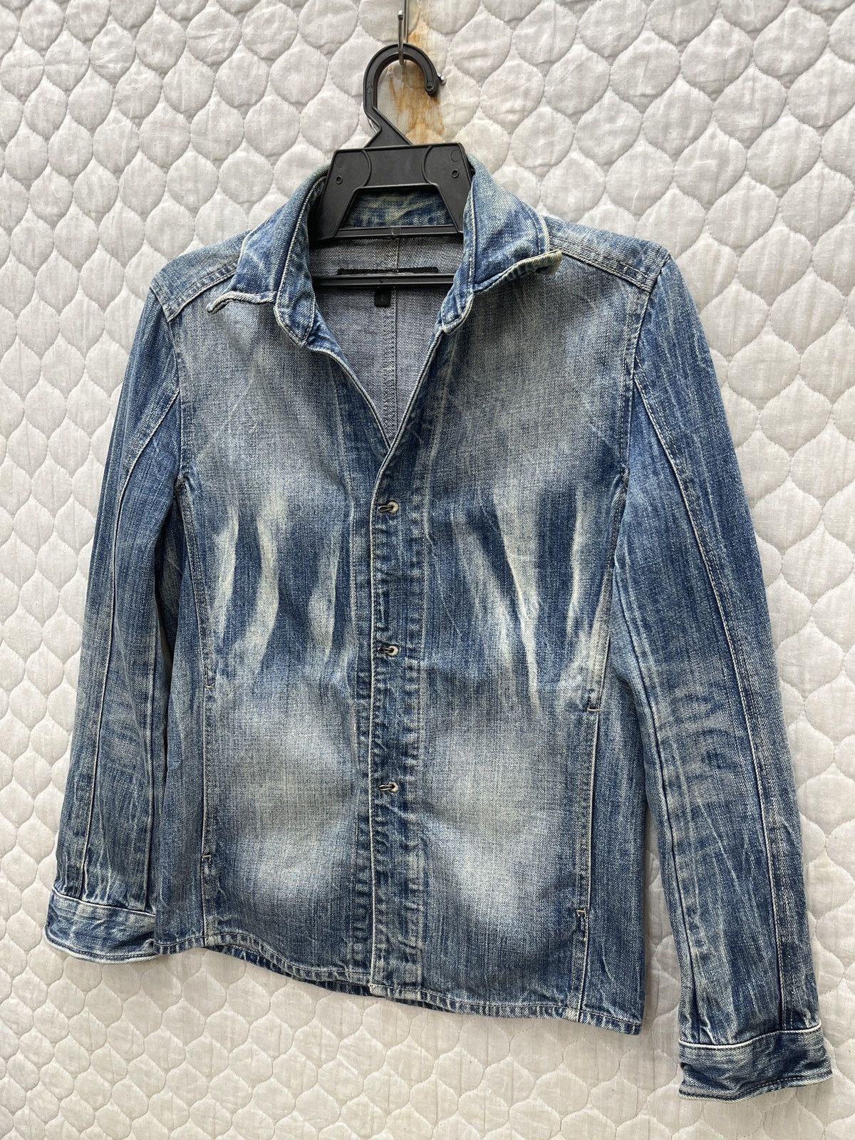 Schlussel 🔥🔥🔥STEALS SCHLUSSEL DENIM JACKET Size US S / EU 44-46 / 1 - 3 Thumbnail