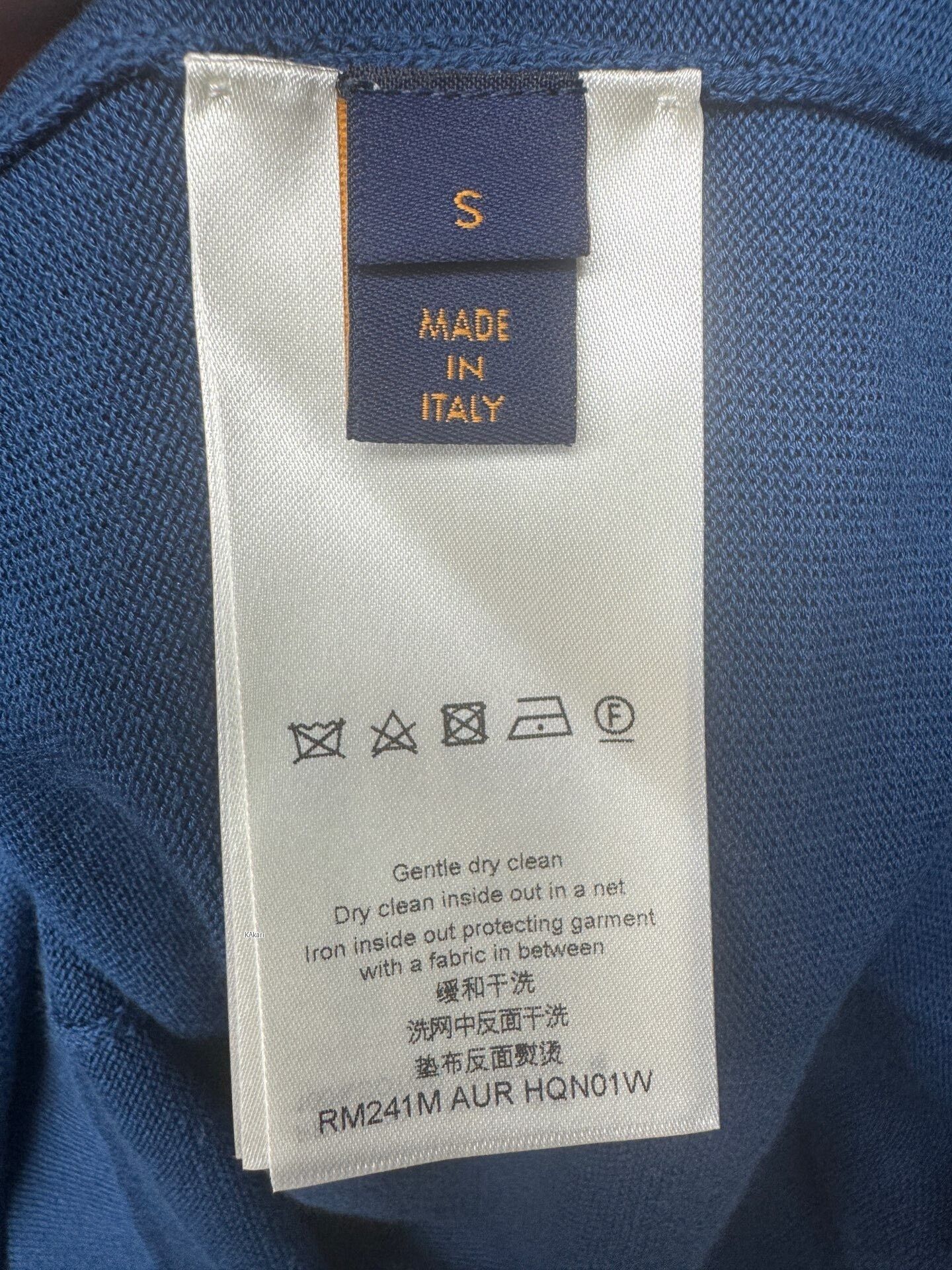 Louis Vuitton Louis Vuitton FW23 Blue Letter Print T-Shirt Size US S / EU 44-46 / 1 - 4 Thumbnail