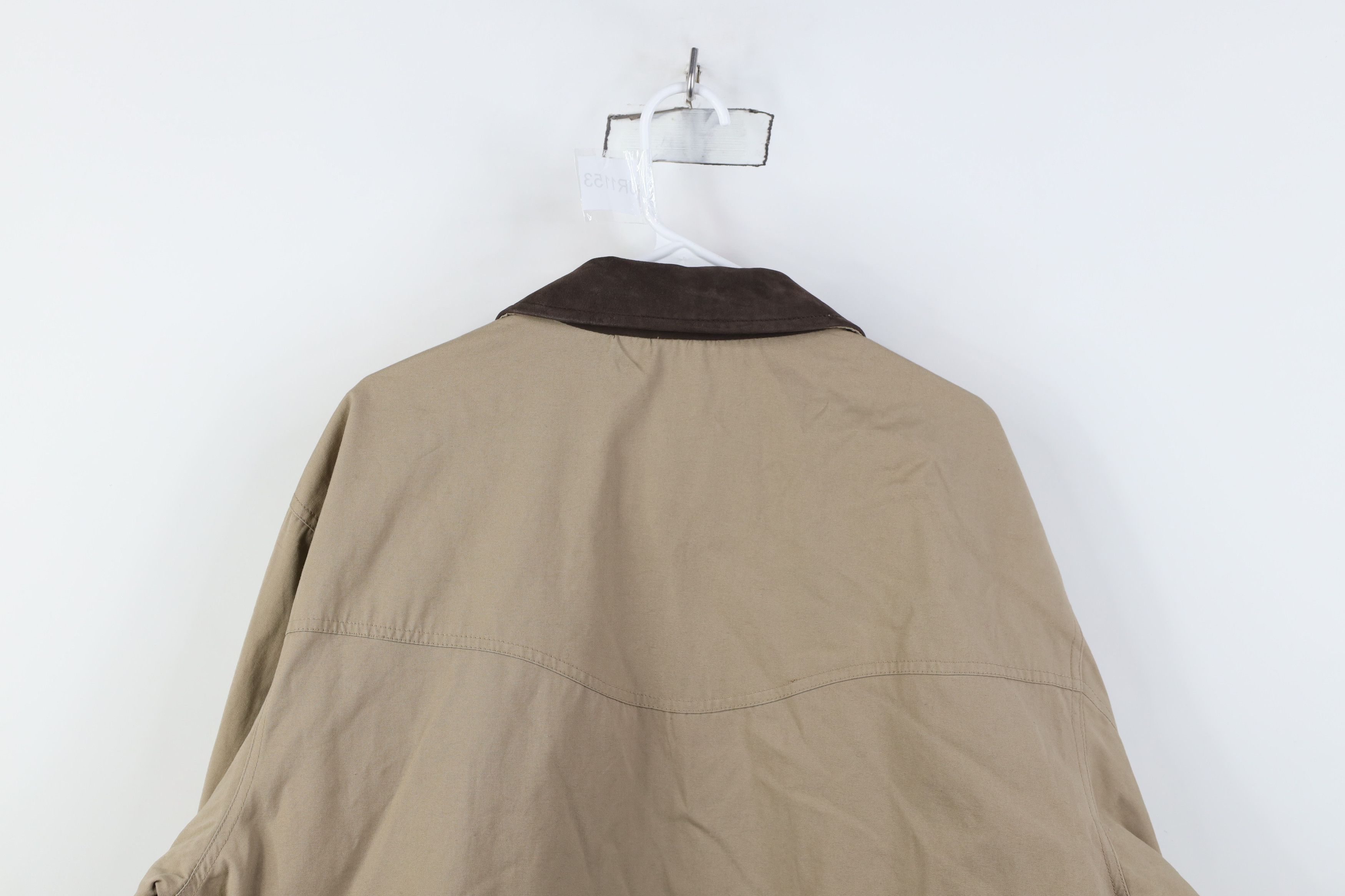 Vintage Vintage 90s Y2K Streetwear Leather Trim Parka Barn Jacket Size US XXL / EU 58 / 5 - 14 Thumbnail