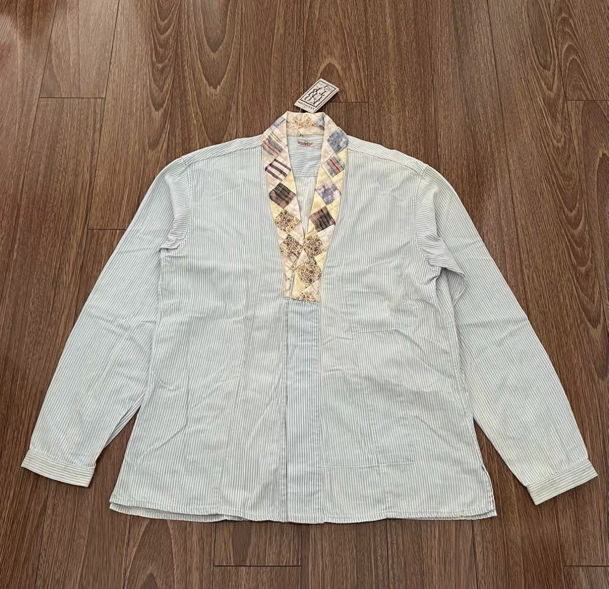 Kapital Kountry KAPITAL KOUNTRY VINTAGE LHAMO STRIPE SHIRT Robe Stripe Shirt Size US L / EU 52-54 / 3 - 1 Thumbnail
