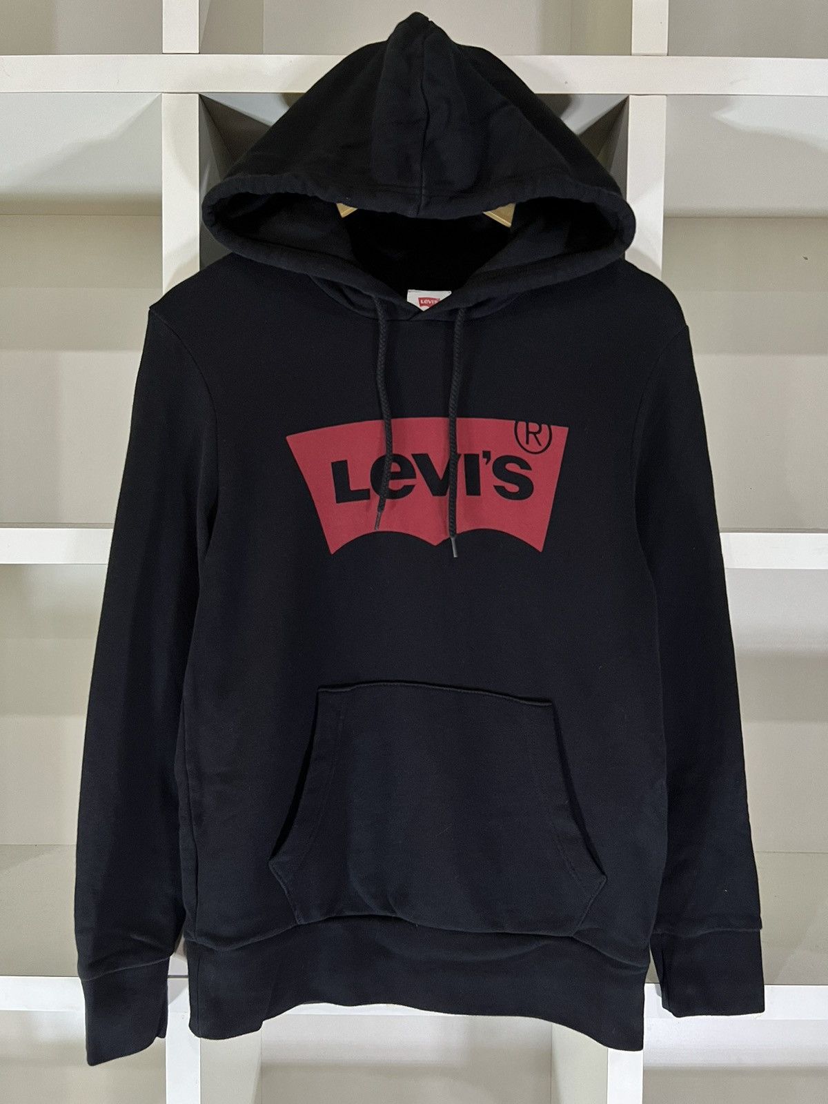 image of Levis x Levis Vintage Clothing Levi’S Hoodie Logo in Black, Men's (Size XS)