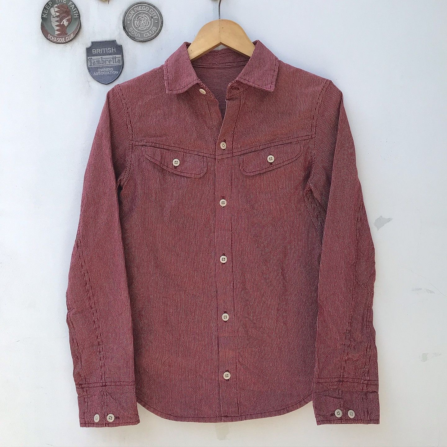 Vintage Adam Et Rope Red Stripe Long sleeves Made in japan