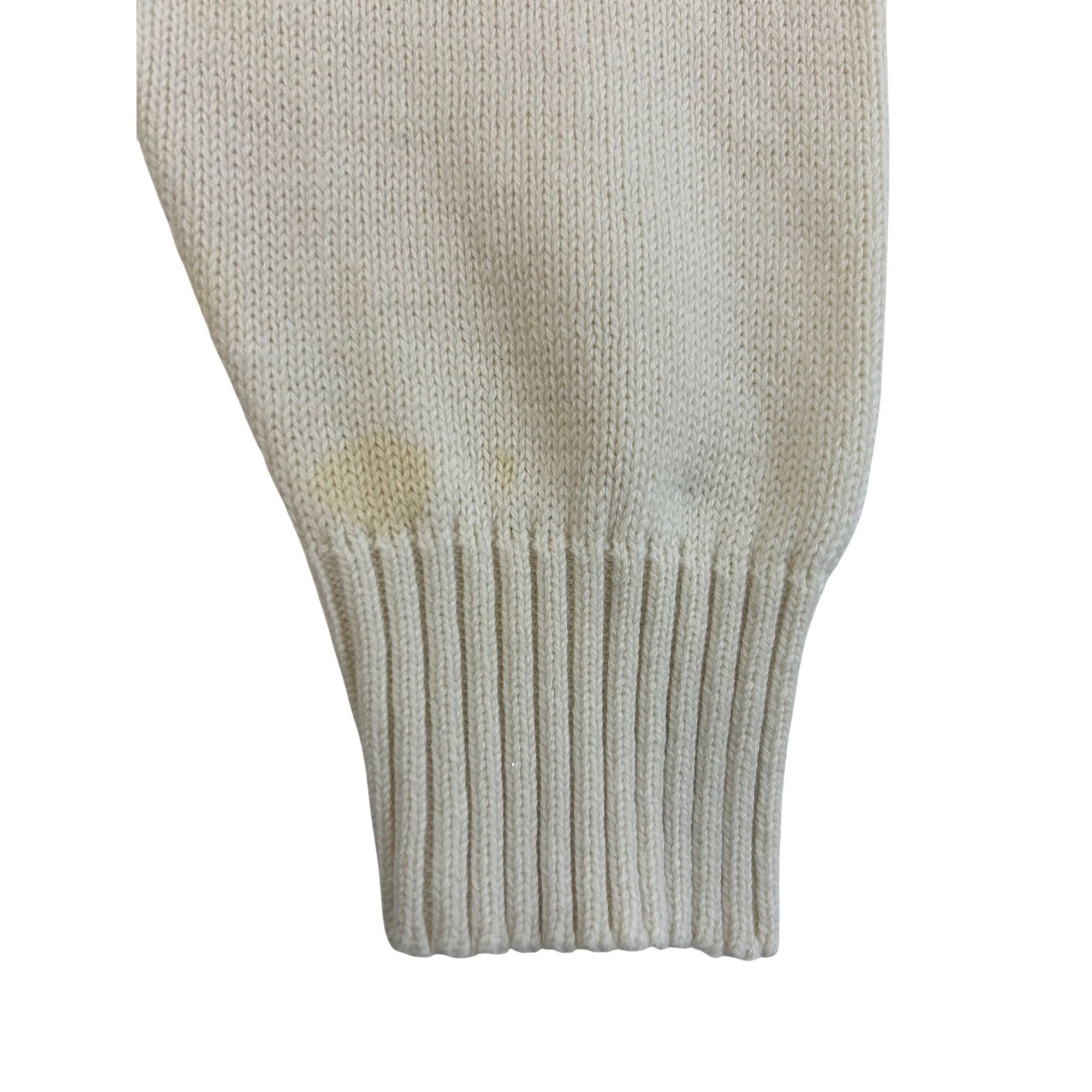 Oscar De La Renta Oscar De La Renta Men’s Sweater Pullover Vtg M Cream Geometr Size US M / EU 48-50 / 2 - 9 Thumbnail