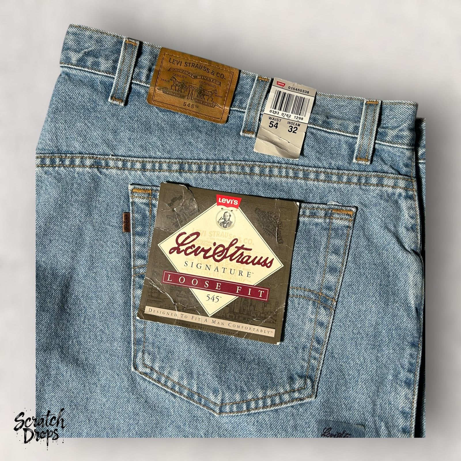 Levi's Vintage Levi's Signature 545 Men's Jeans NWT W54 L32 Loose Size US 38 / EU 54 - 9 Thumbnail