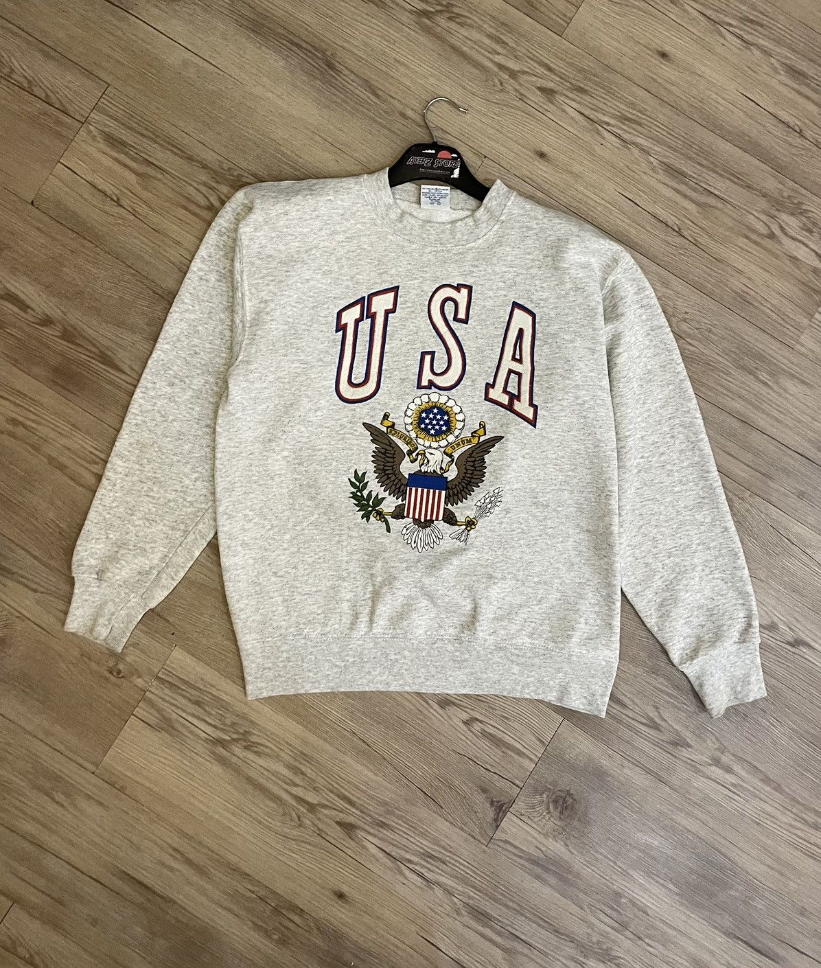 Vintage 90 USA Ex Pluribus Unum Pullover Sweatshirt