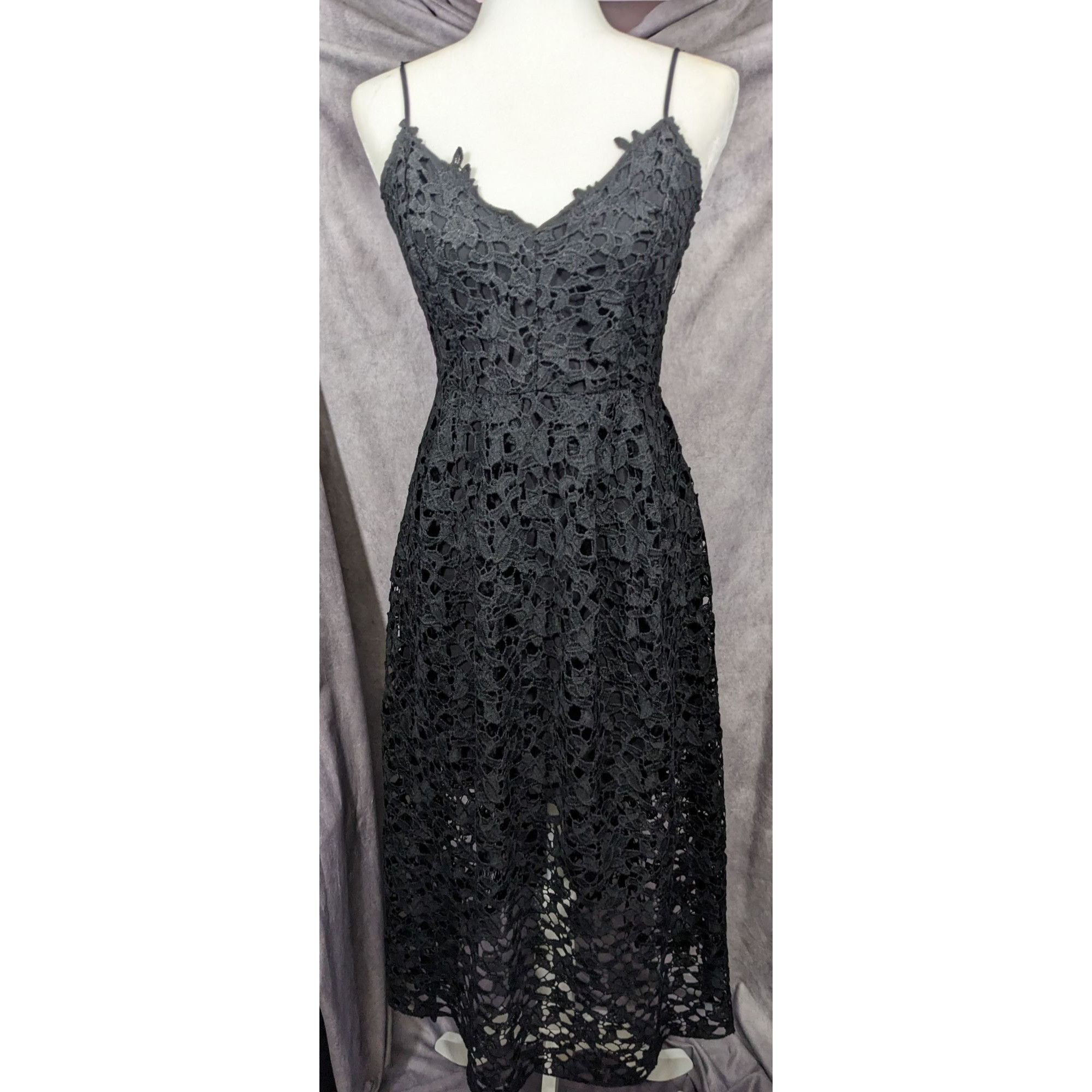 ASTR The Label ASTR The Label Gothic Floral Lace Overlay Dress Size Medium Size M / US 6-8 / IT 42-44 - 8 Thumbnail