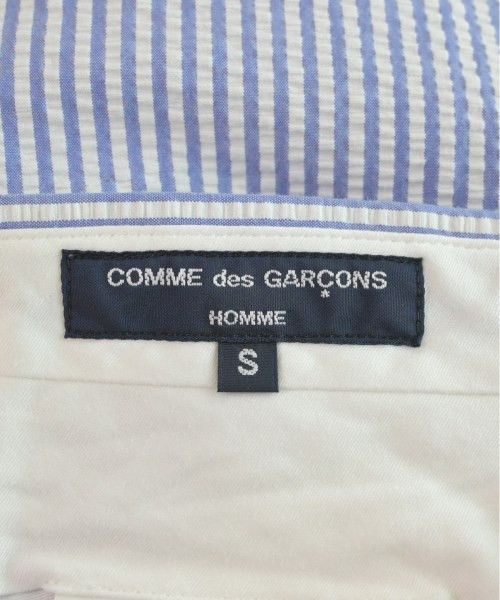 Comme des Garcons Homme Shorts Stripes Cotton Polyester Zip Up Light blue x White Size US 32 / EU 48 - 6 Thumbnail