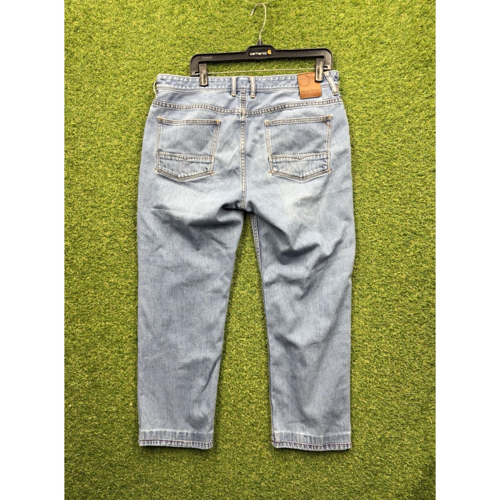 Tommy Bahama VINTAGE Tommy Bahama Jeans Mens 36x26 Blue Denim Pants Antigua Cove Authentic Fit Y2K Size US 36 / EU 52 - 2 Thumbnail