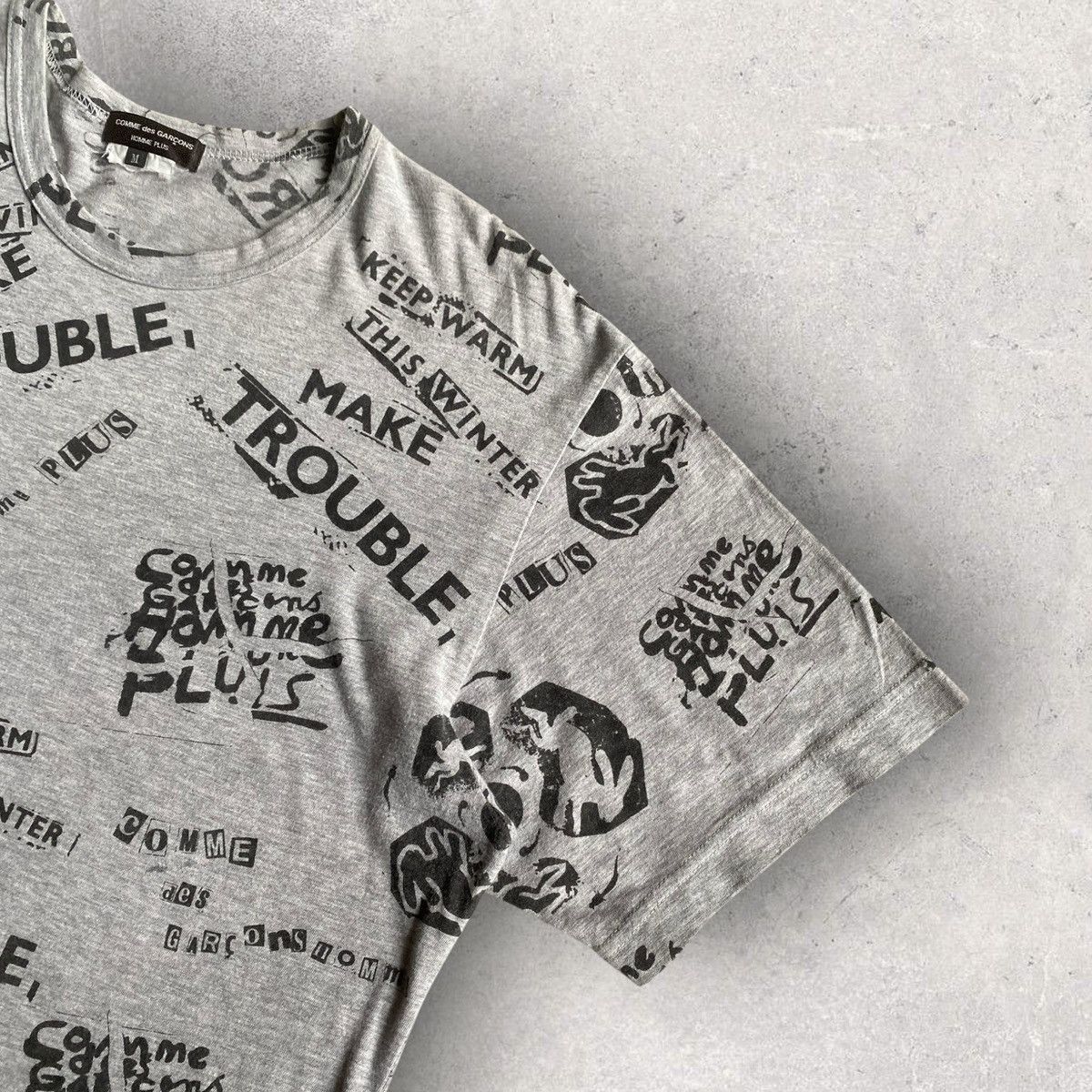 Comme des Garcons Homme Plus Fall08 CDGHP X Jamie Reid Collage Print T Shirt Size US M / EU 48-50 / 2 - 4 Thumbnail