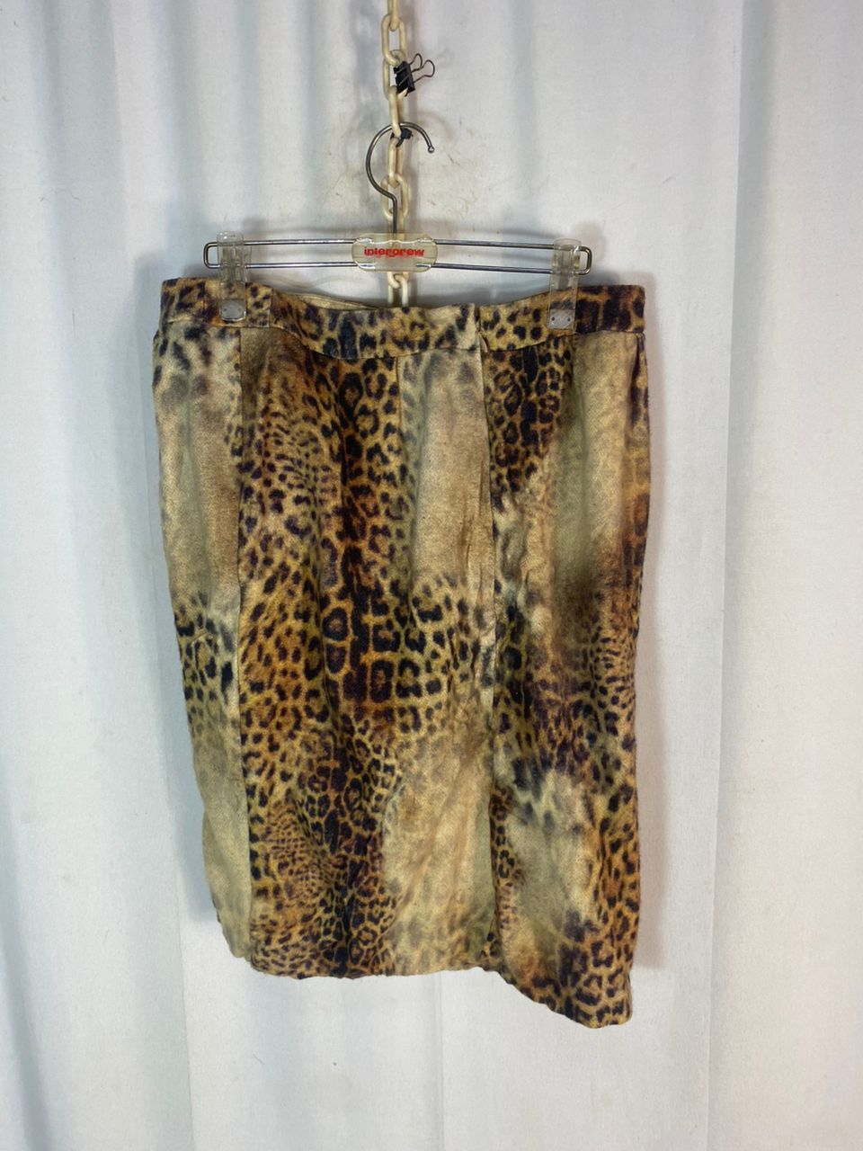 Designer × Japanese Brand Leopard skirt by georges rech Size 32" / US 10 / IT 46 - 13 Thumbnail