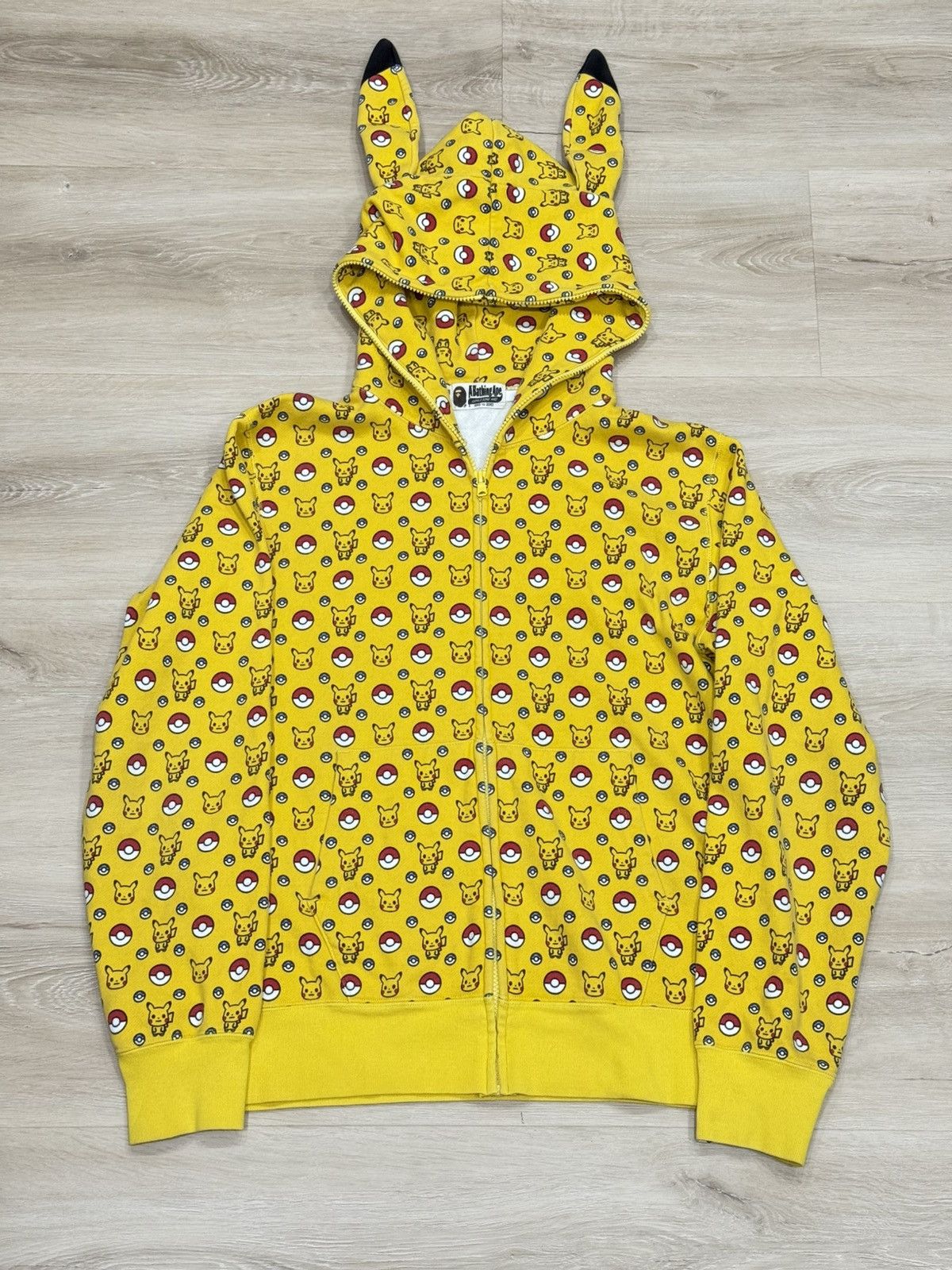 Bape Baby Milo Pokemon Full Zip Pikachu Hoodie