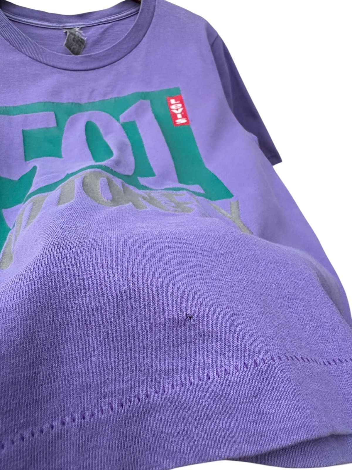 Levi's Vintage 90s Levis 501 Buttonfly Shirt Size US S / EU 44-46 / 1 - 10 Thumbnail