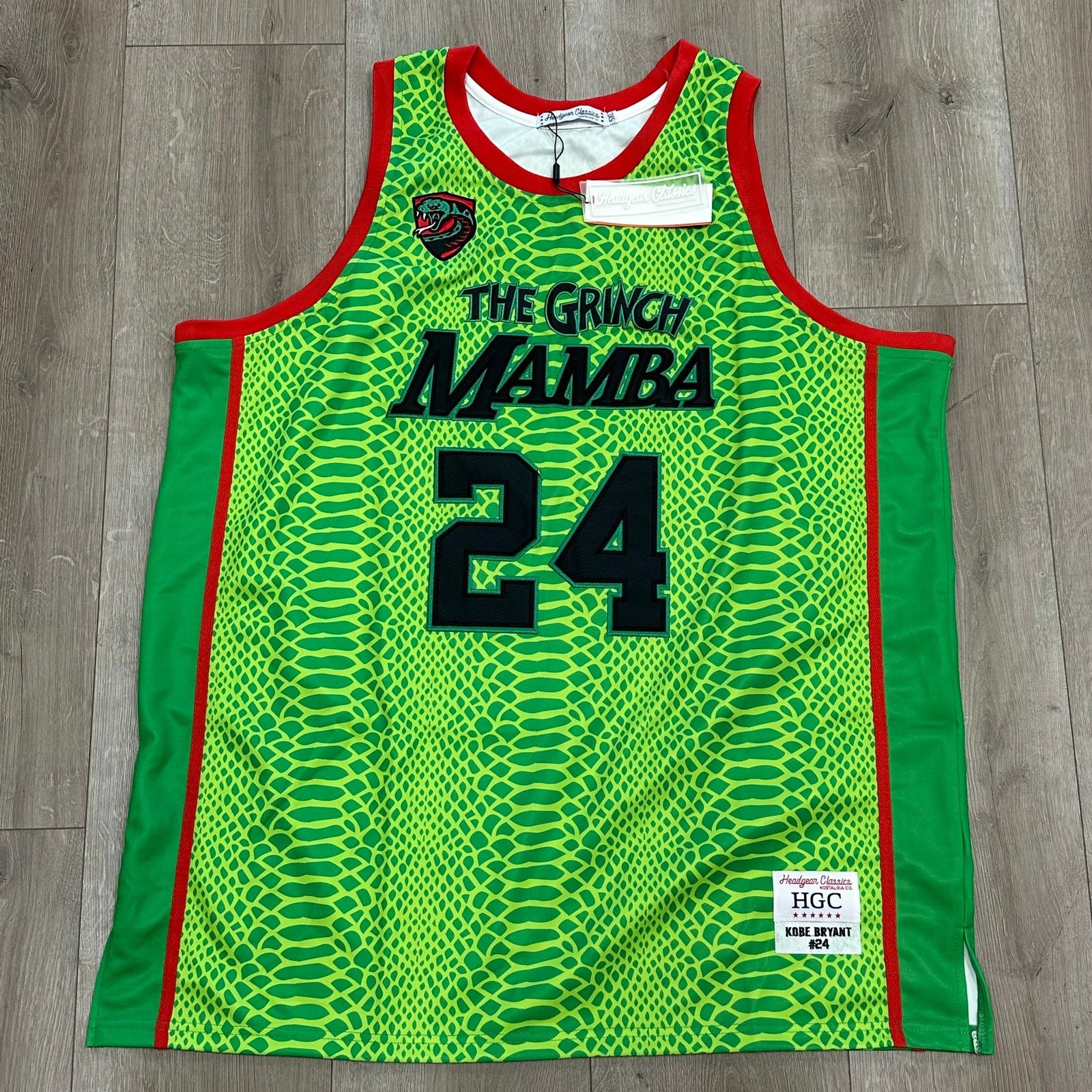 Mitchell & Ness Headgear Classics The Grinch Mamba Kobe Bryant #24 Jersey Size US XXL / EU 58 / 5 - 1 Thumbnail