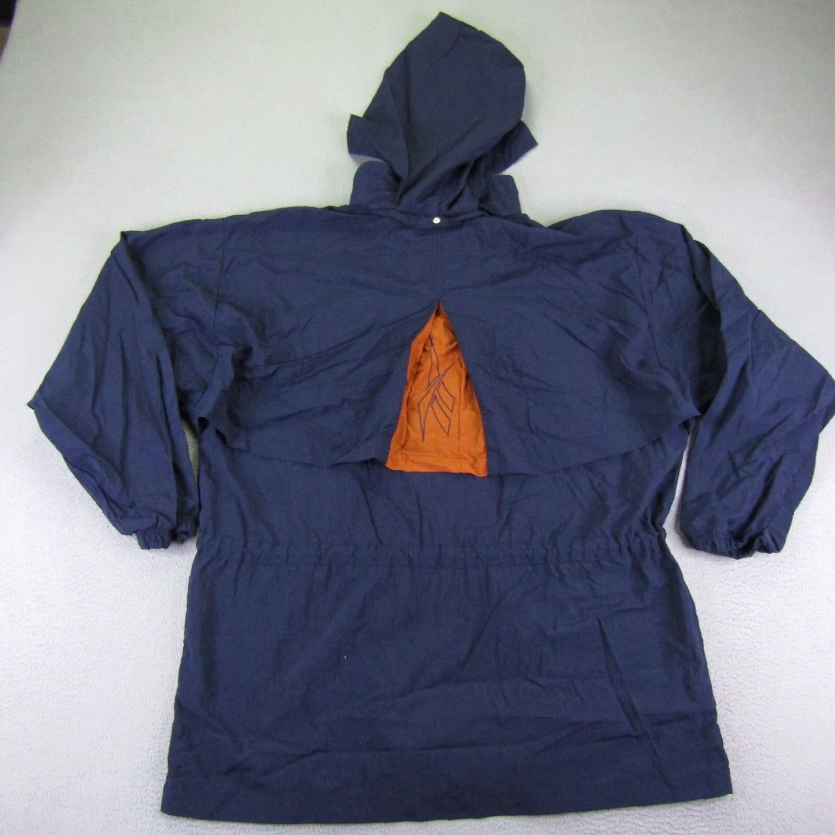 Reebok VINTAGE Reebok Jacket Men L Blue Windbreaker 90s Hooded Zip Full Zip Pockets Logo Regular Size US L / EU 52-54 / 3 - 5 Thumbnail