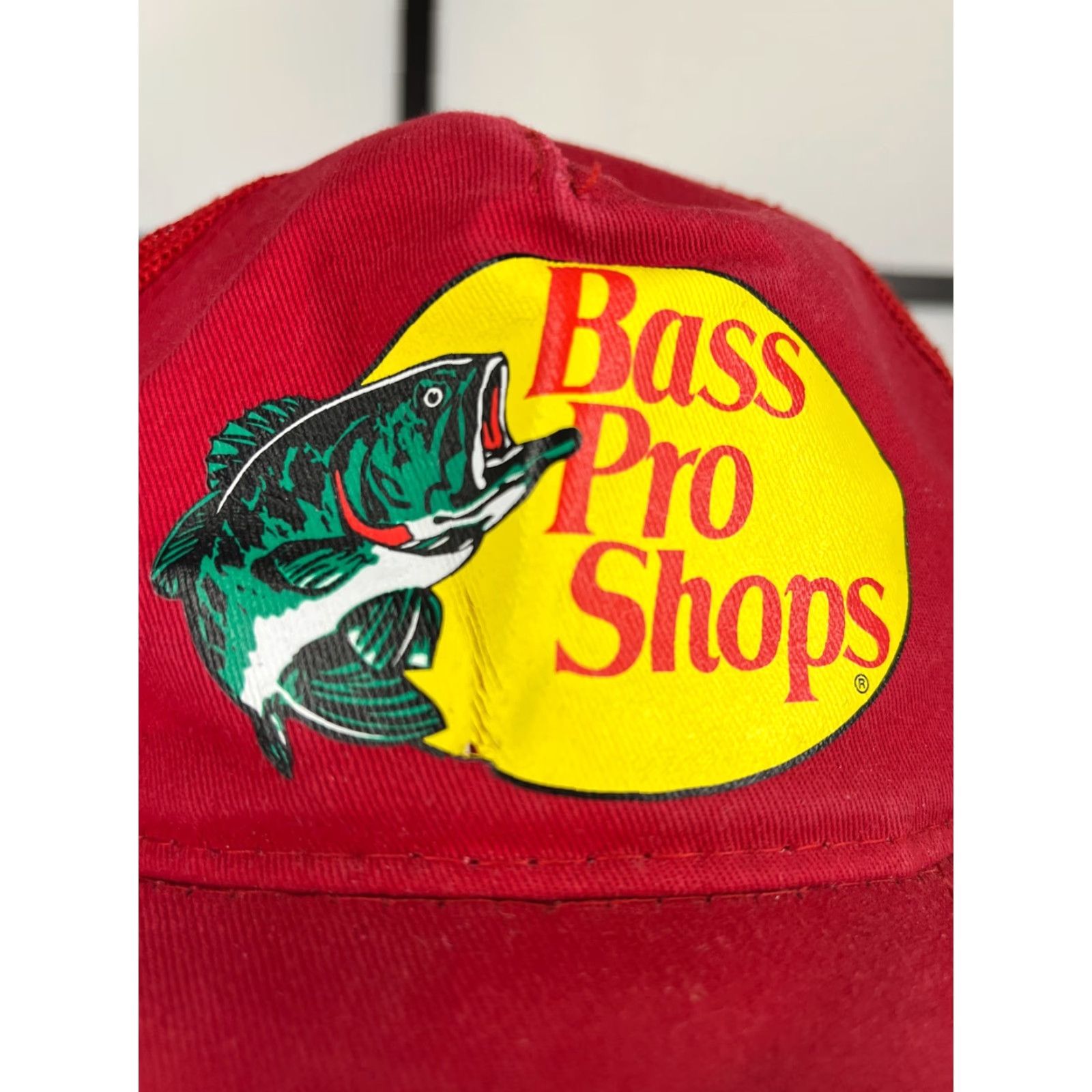 Bass Pro Shops Bass Pro Shops Hat Cap Snap Back Adult One Size Red Cotton Knit Logo Adjustable Mens Hat Size ONE SIZE - 2 Thumbnail