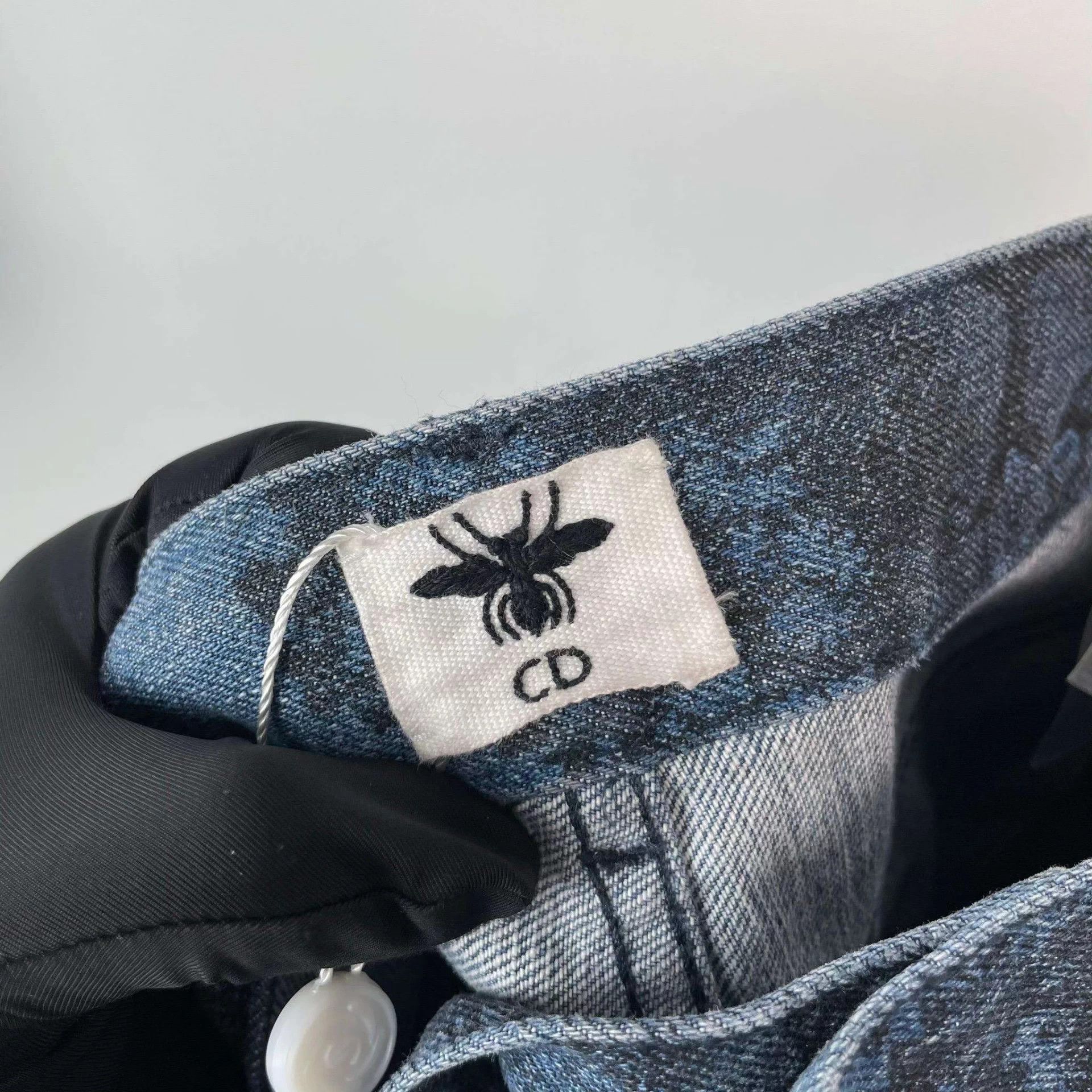 Dior Dior Zoo Print Jeans 38W Blue Size 27" / US 4 / IT 40 - 4 Thumbnail