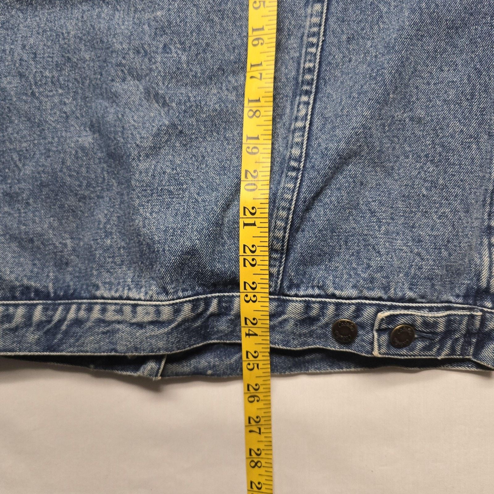 Vintage Vintage Cabela's Denim Jacket M Blue Trucker Button Front Size M / US 6-8 / IT 42-44 - 13 Thumbnail