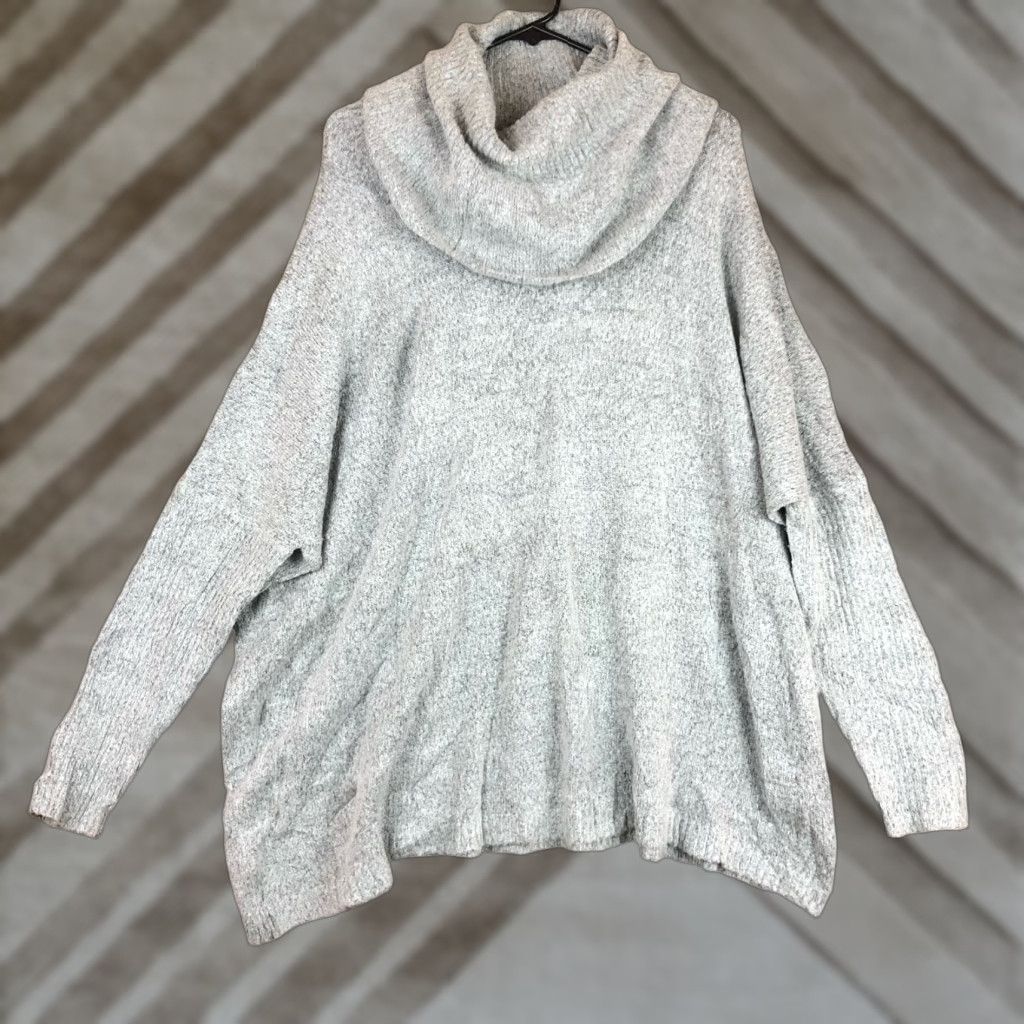 Vintage Dreamers By Debut Sweater Womens Tunic Gray Cowl Neck Oversized Long Sleeve M Knit Shirt/Casual Womens Size M / US 6-8 / IT 42-44 - 1 Thumbnail