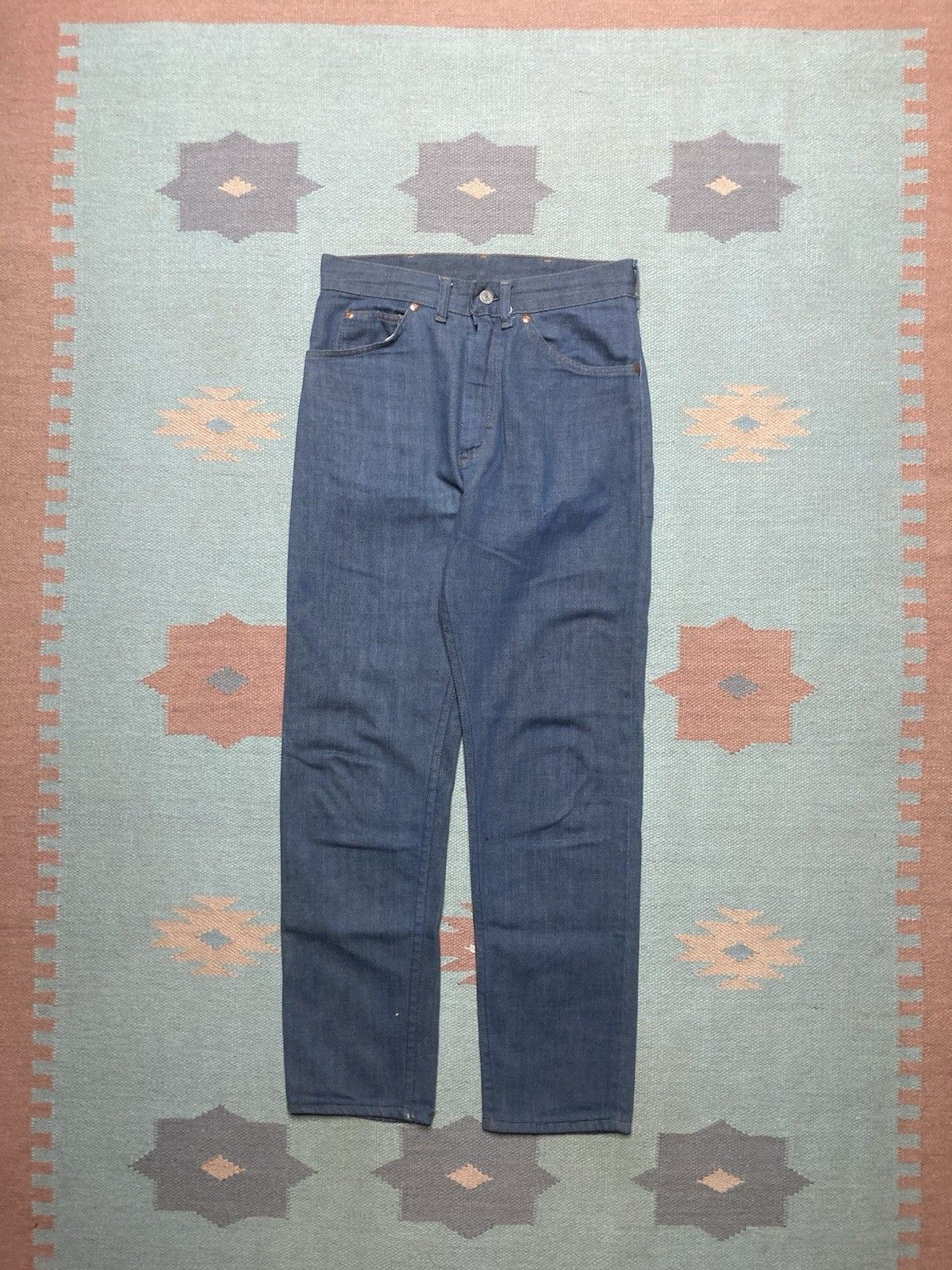 Vintage 70s denim jeans Ranchcraft JCPenney dark straight leg 28x28 Size US 28 / EU 44 - 1 Thumbnail