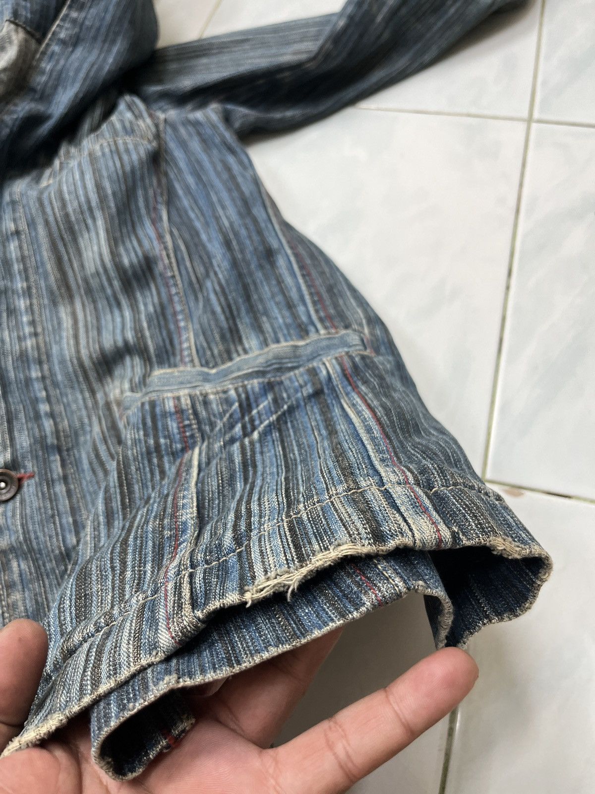 Vintage 🔥🔥🔥STEALS VTG NYLAUS JEANS DENIM JACKET Size M / US 6-8 / IT 42-44 - 15 Thumbnail