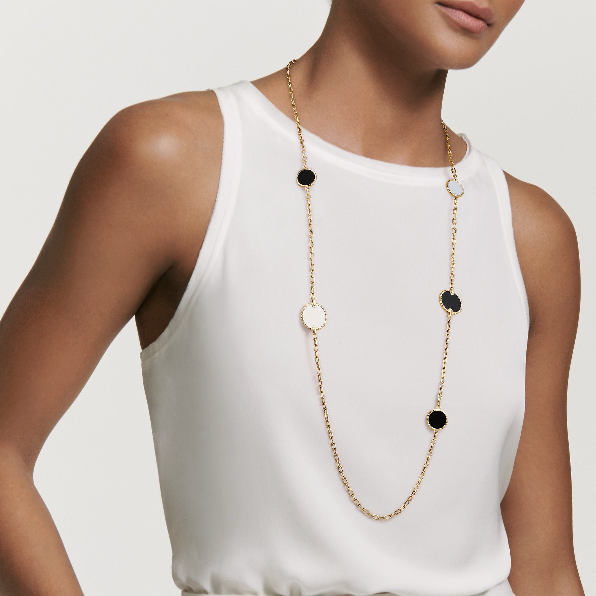 David Yurman o1s1wg111025 N17012 Size:6 / Dy Element Necklace in Golden Size ONE SIZE - 4 Thumbnail