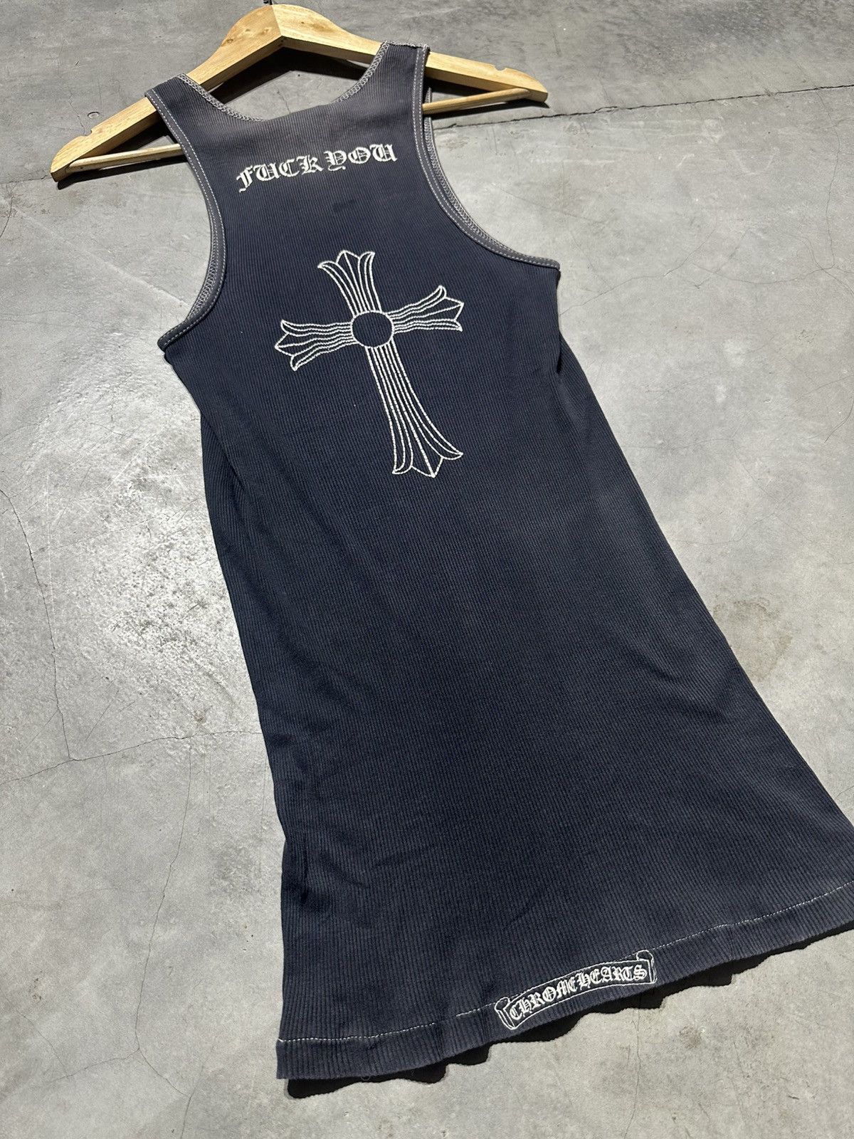 Chrome Hearts vintage chrome hearts tank top tee Size US M / EU 48-50 / 2 - 5 Thumbnail