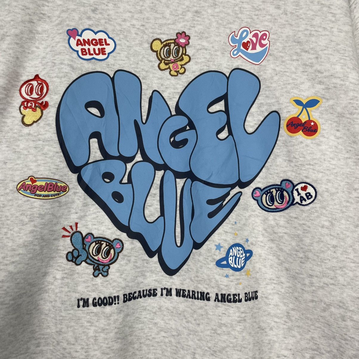 Japanese Brand Japanese Brand Angel Blue Crewneck Sweatshirt Size US M / EU 48-50 / 2 - 10 Thumbnail