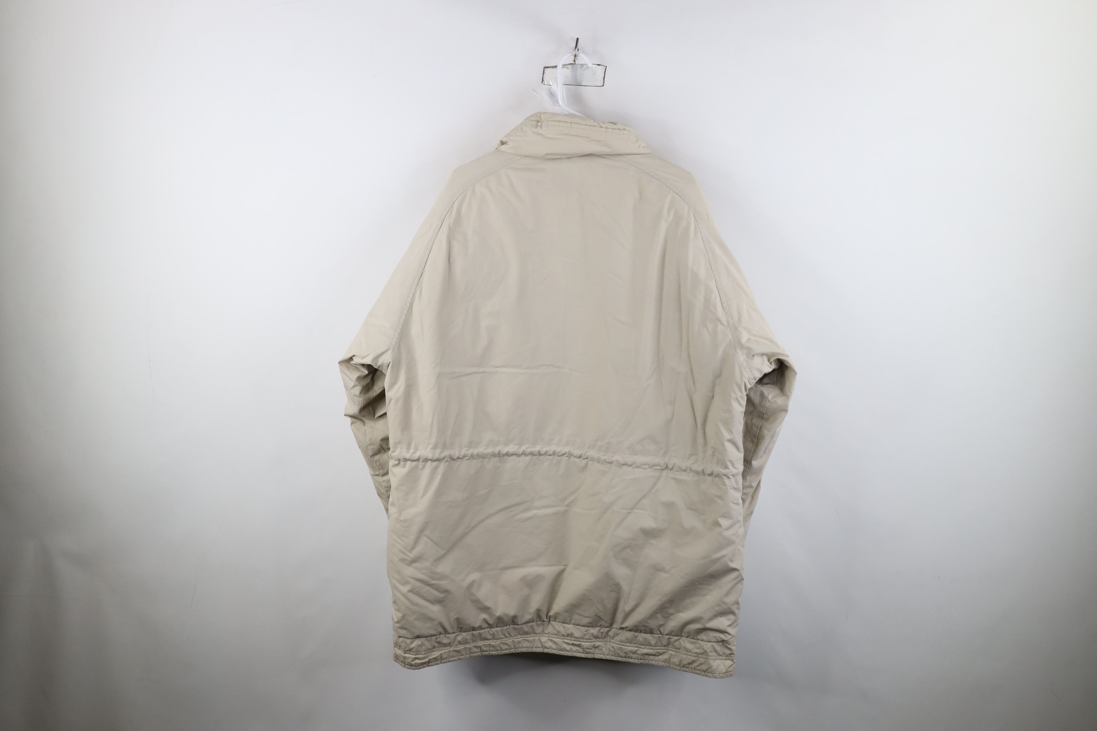 Vintage Vintage 90s Streetwear Down Insulated Puffer Jacket Beige Size US XL / EU 56 / 4 - 12 Thumbnail