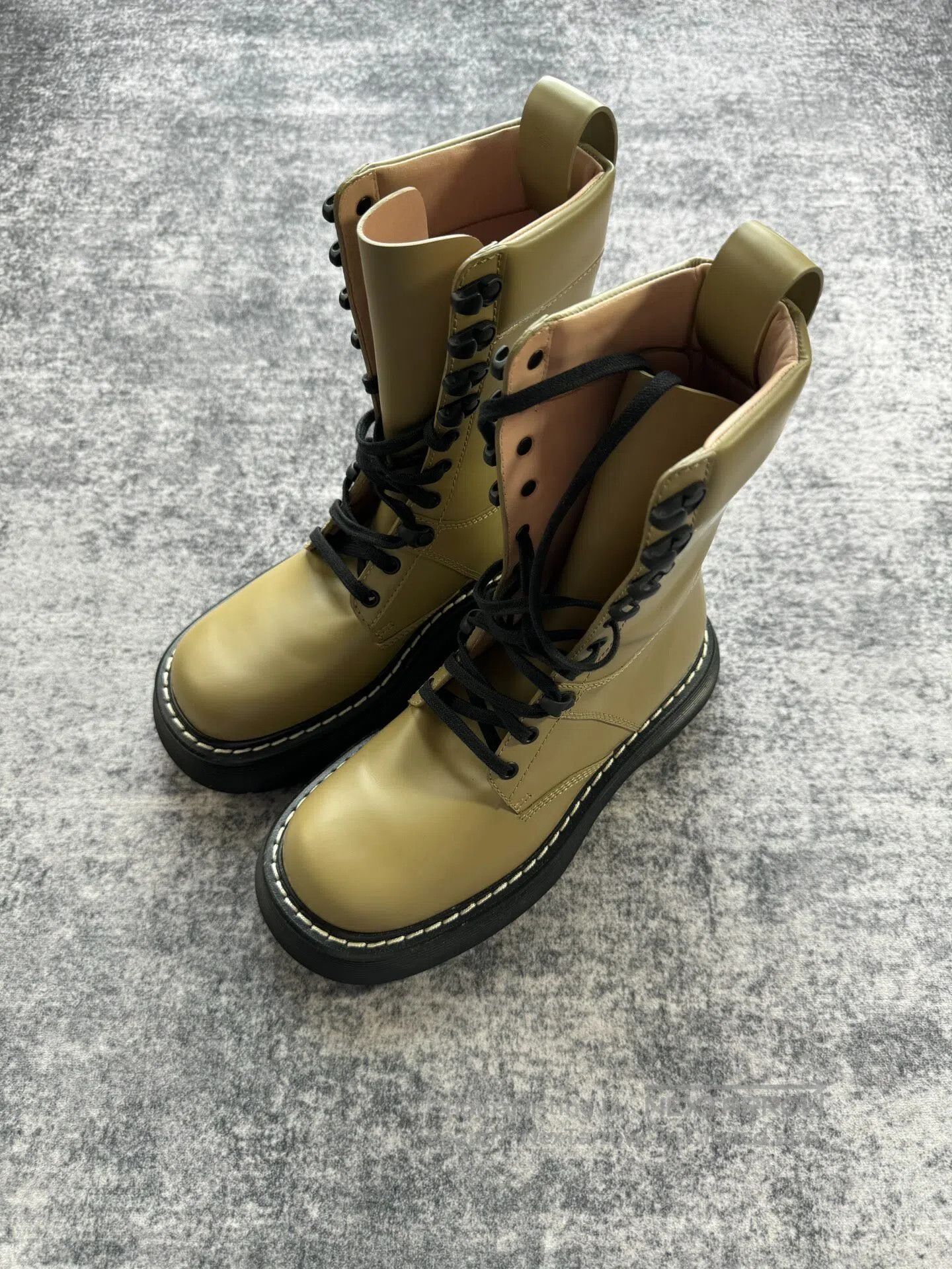 Bottega Veneta Bottega Veneta Brown Platform Combat Boots| Size US 5.5 / IT 35.5 - 2 Thumbnail