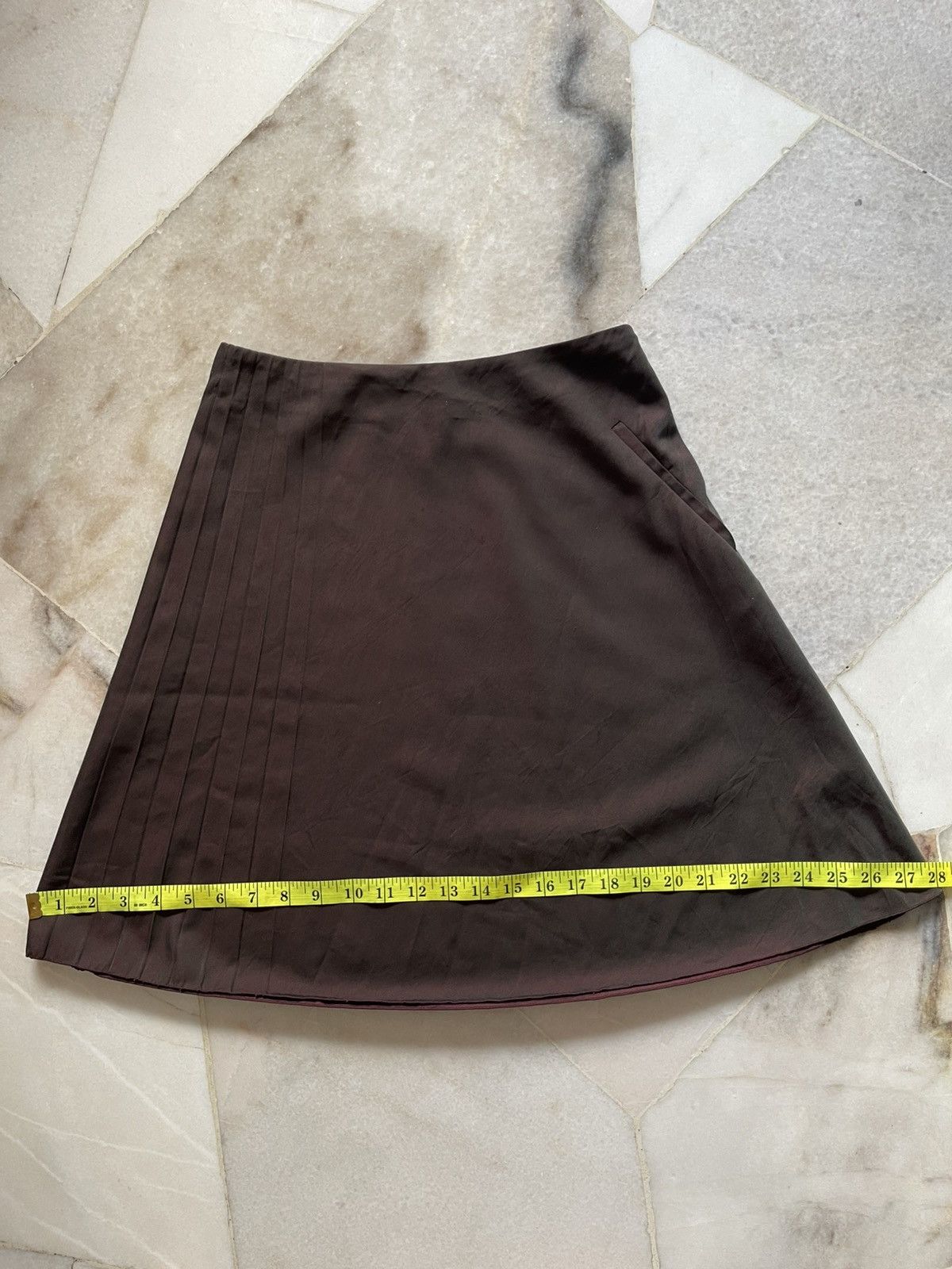 Jean Paul Gaultier 90s Jean Paul Gaultier Metalic Skirt 11 Size 26" / US 2 / IT 38 - 13 Thumbnail