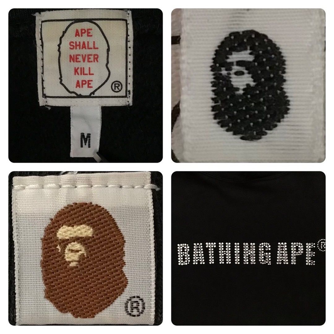 Bape × Swarovski Swarovski × BAPE logo pullover hoodie a bathing ape NIGO Size US M / EU 48-50 / 2 - 9 Thumbnail