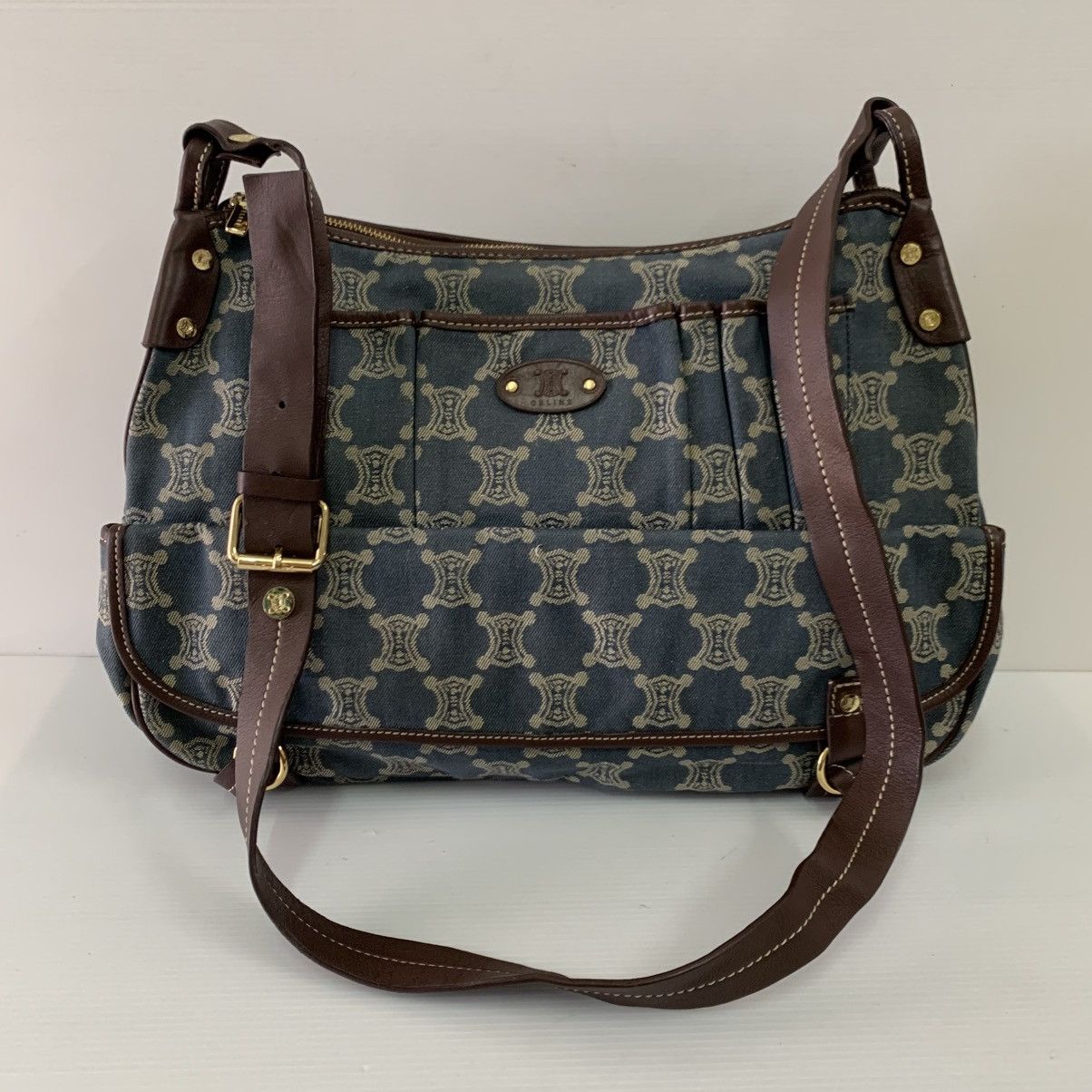 Celine Celine Canvas Denime Shoulder Pre-Owned Bag Size ONE SIZE - 1 Thumbnail